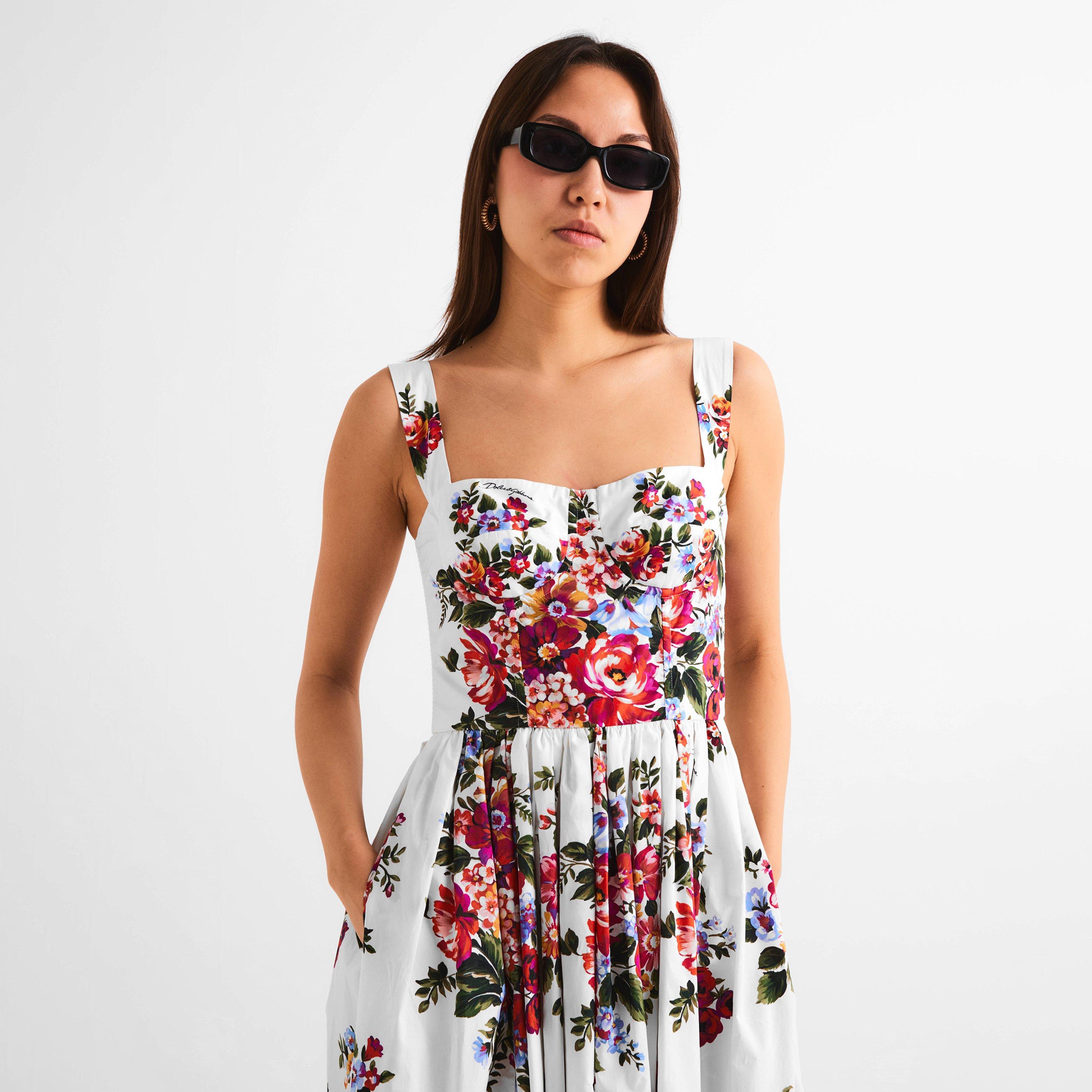 Mazz Bianco - Dolce and Gabbana - DG Floral Dress Ld61 - 3