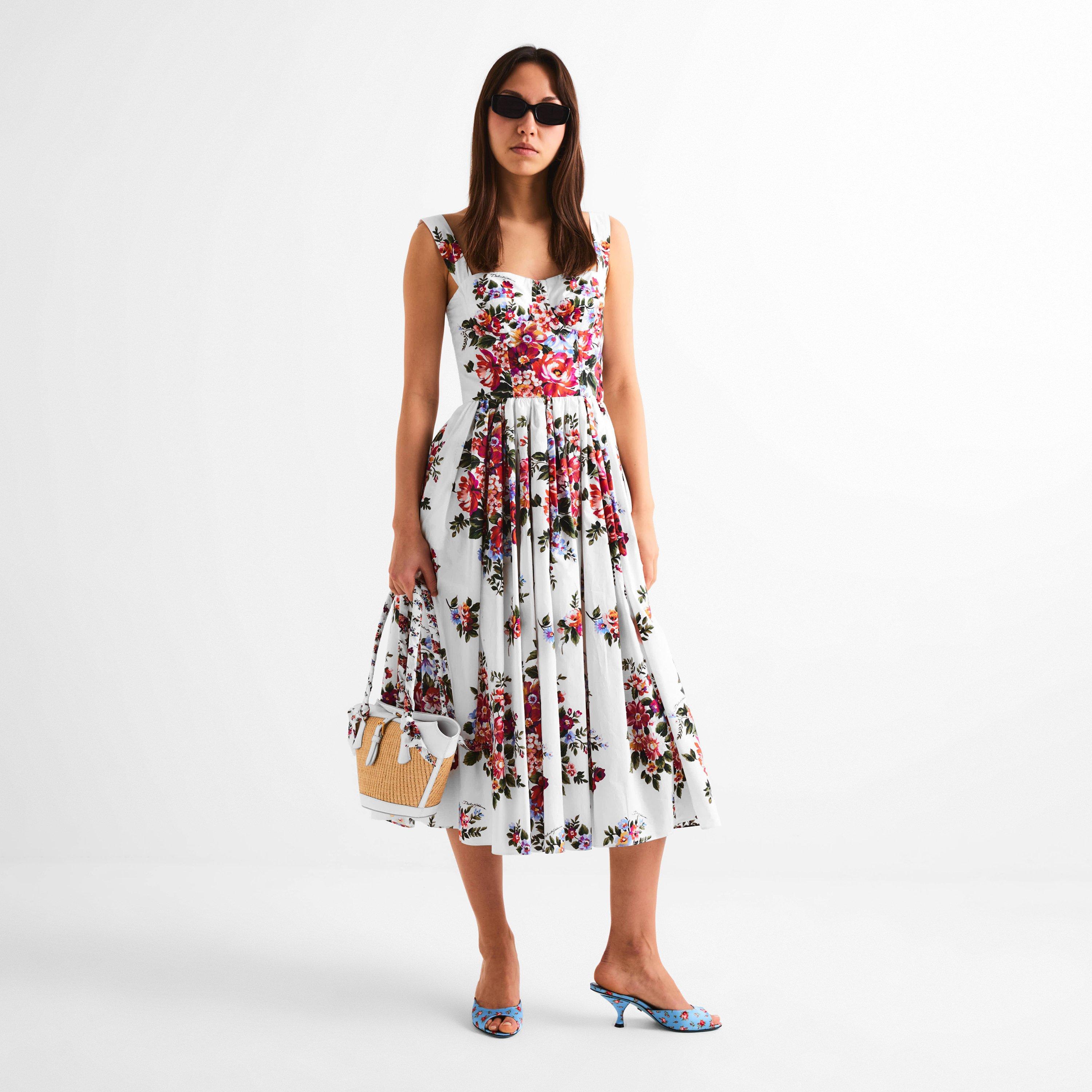 Mazz Bianco - Dolce and Gabbana - DG Floral Dress Ld61 - 5
