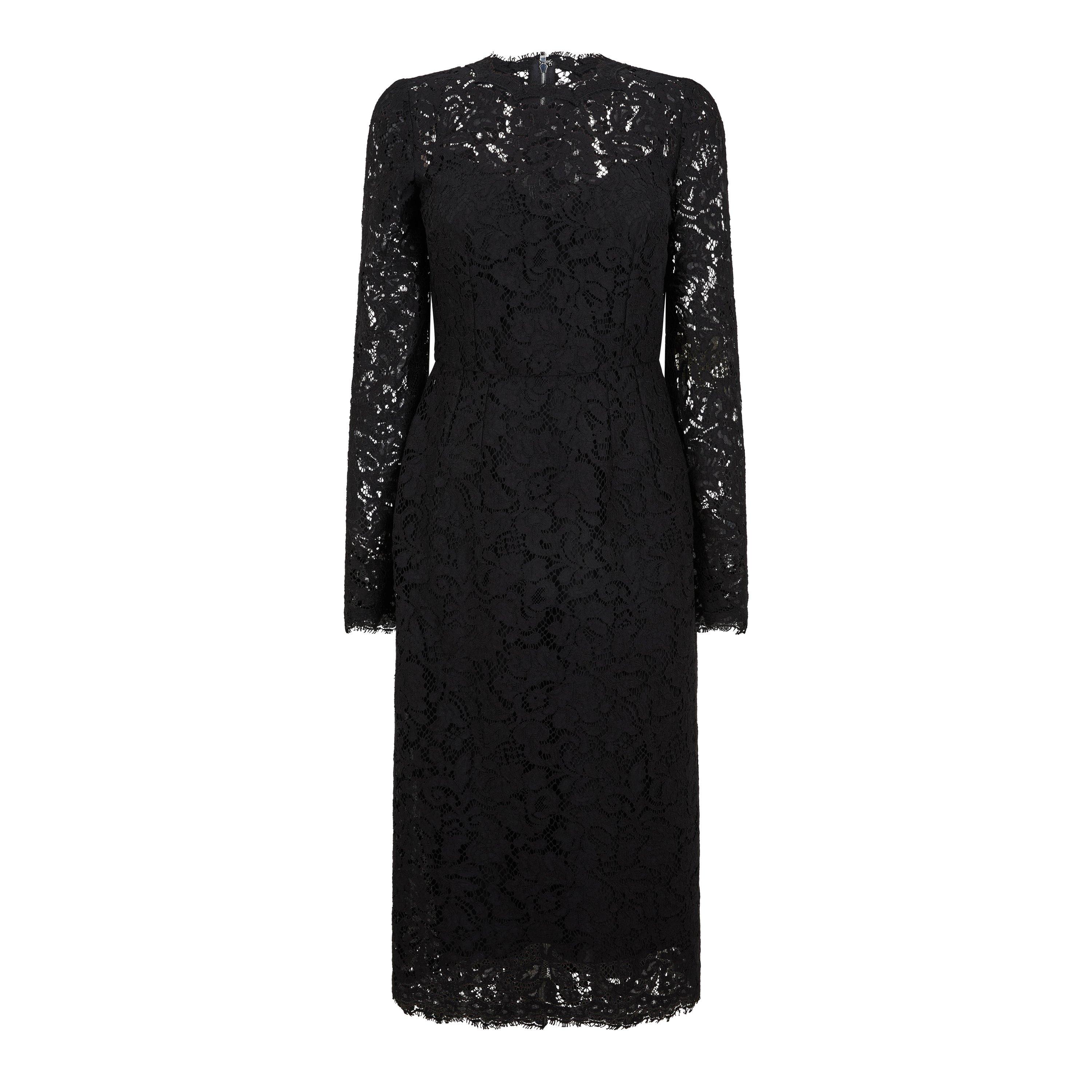 Nero - Dolce and Gabbana - DG Lace Dress Ld05 - 1