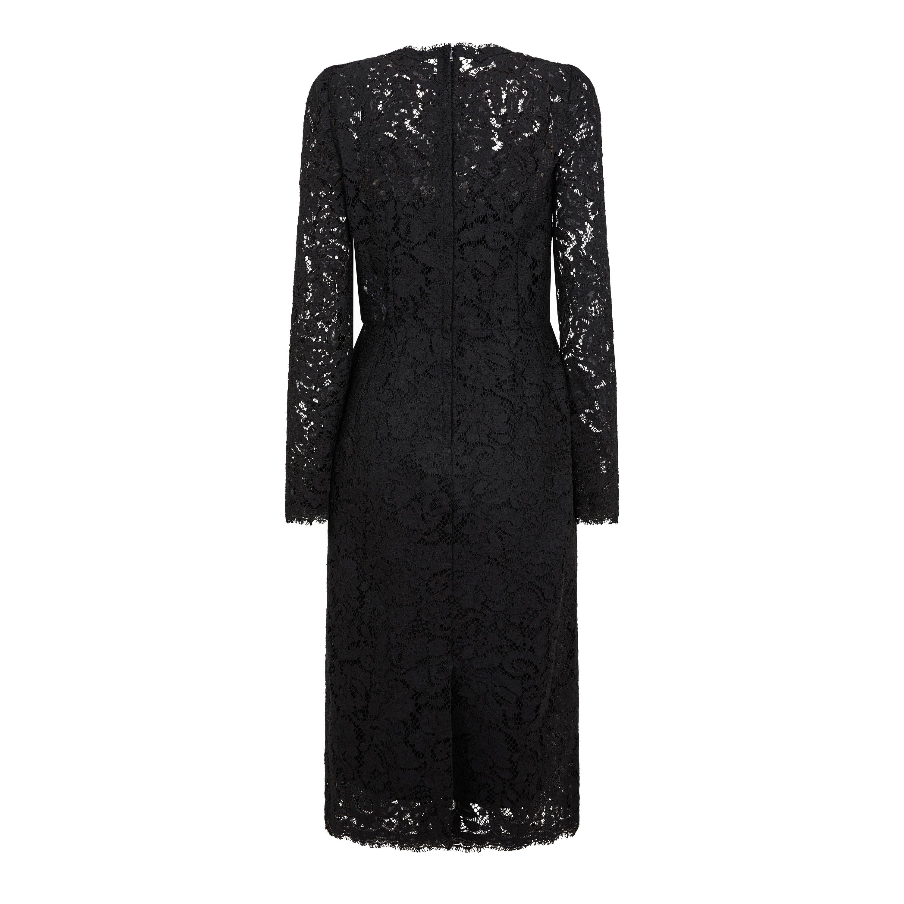 Nero - Dolce and Gabbana - DG Lace Dress Ld05 - 2