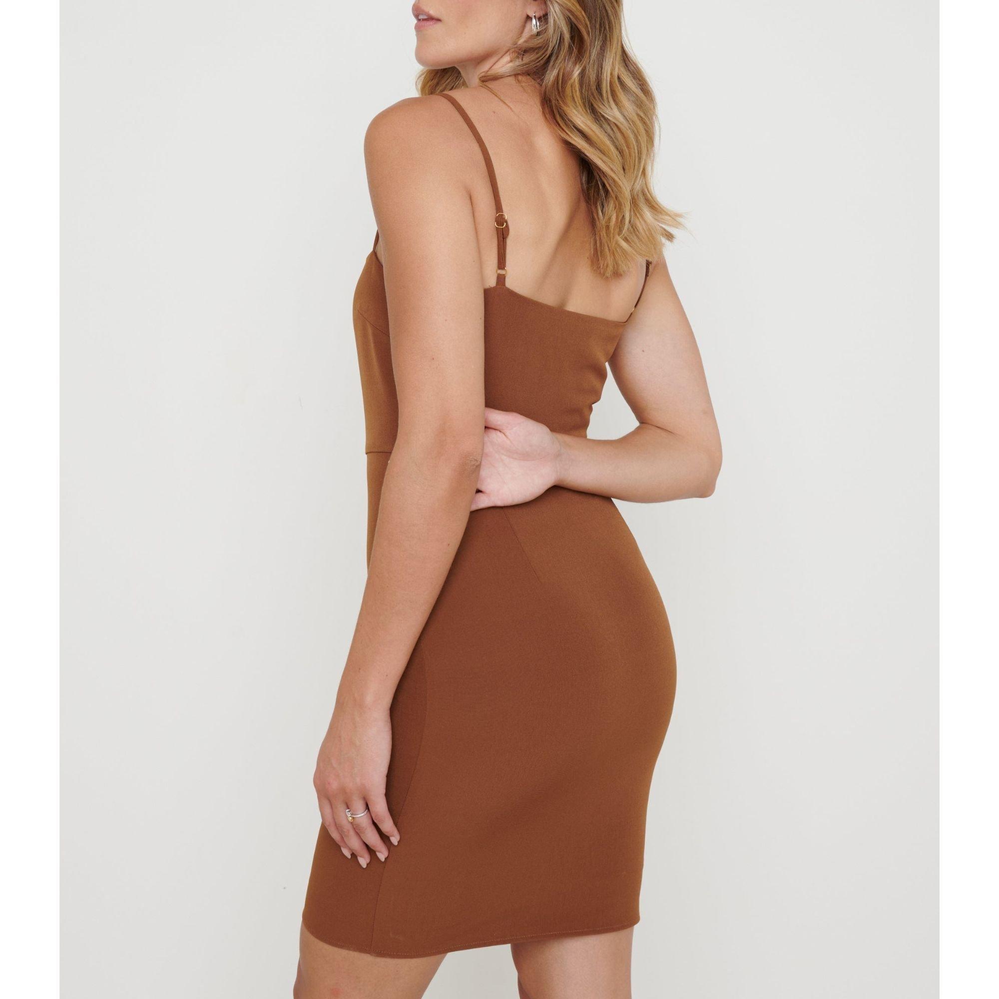 Brown - Pretty Lavish - Mini Dress - 3
