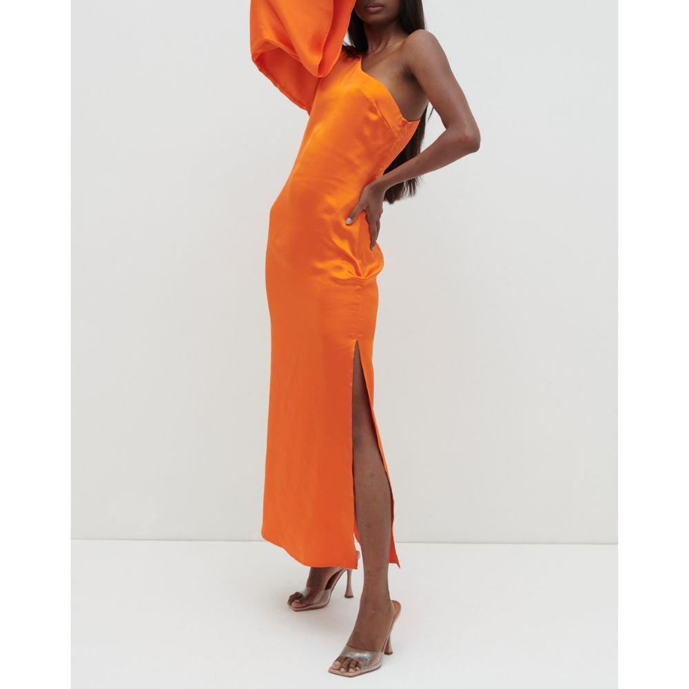 Orange - Pretty Lavish - Slinky Dress - 2