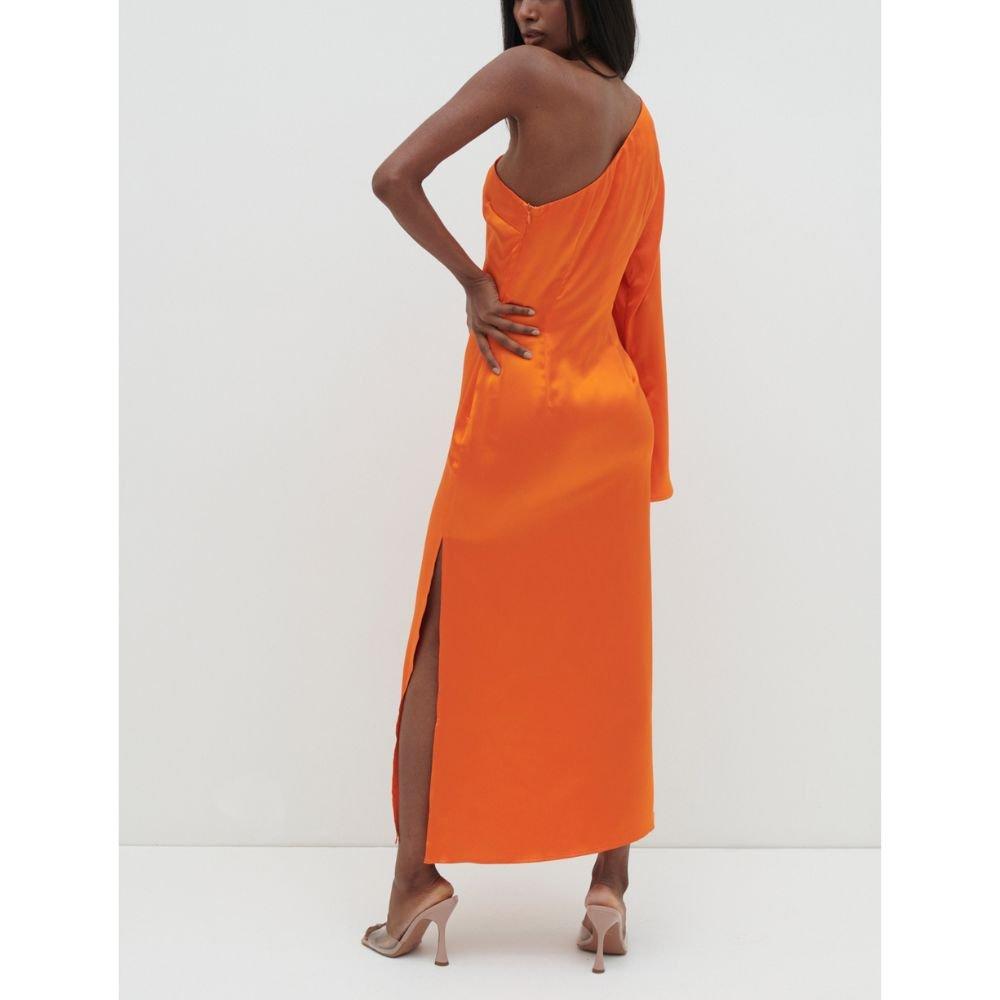 Orange - Pretty Lavish - Slinky Dress - 3