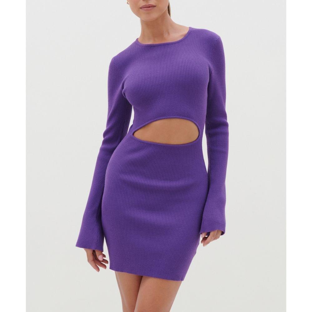 Iris - Pretty Lavish - Women's Codey Cut Mini Dress - 1