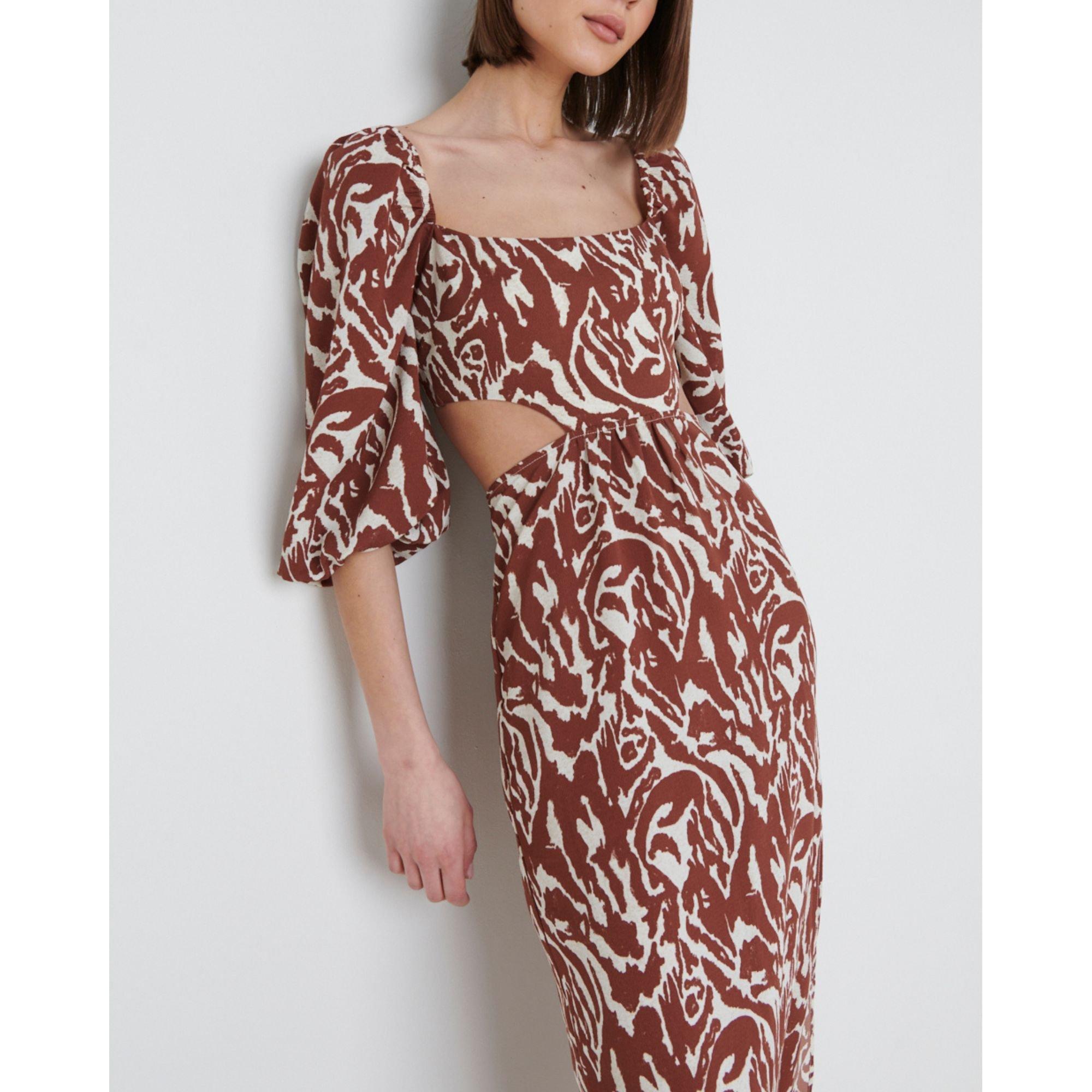 Zebra - Pretty Lavish - P. Fion Midaxi Cut Out Dress - 2