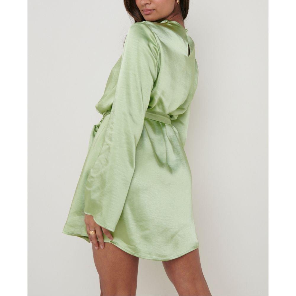 Olive - Pretty Lavish - Jayda Cowl Mini Dress - 3