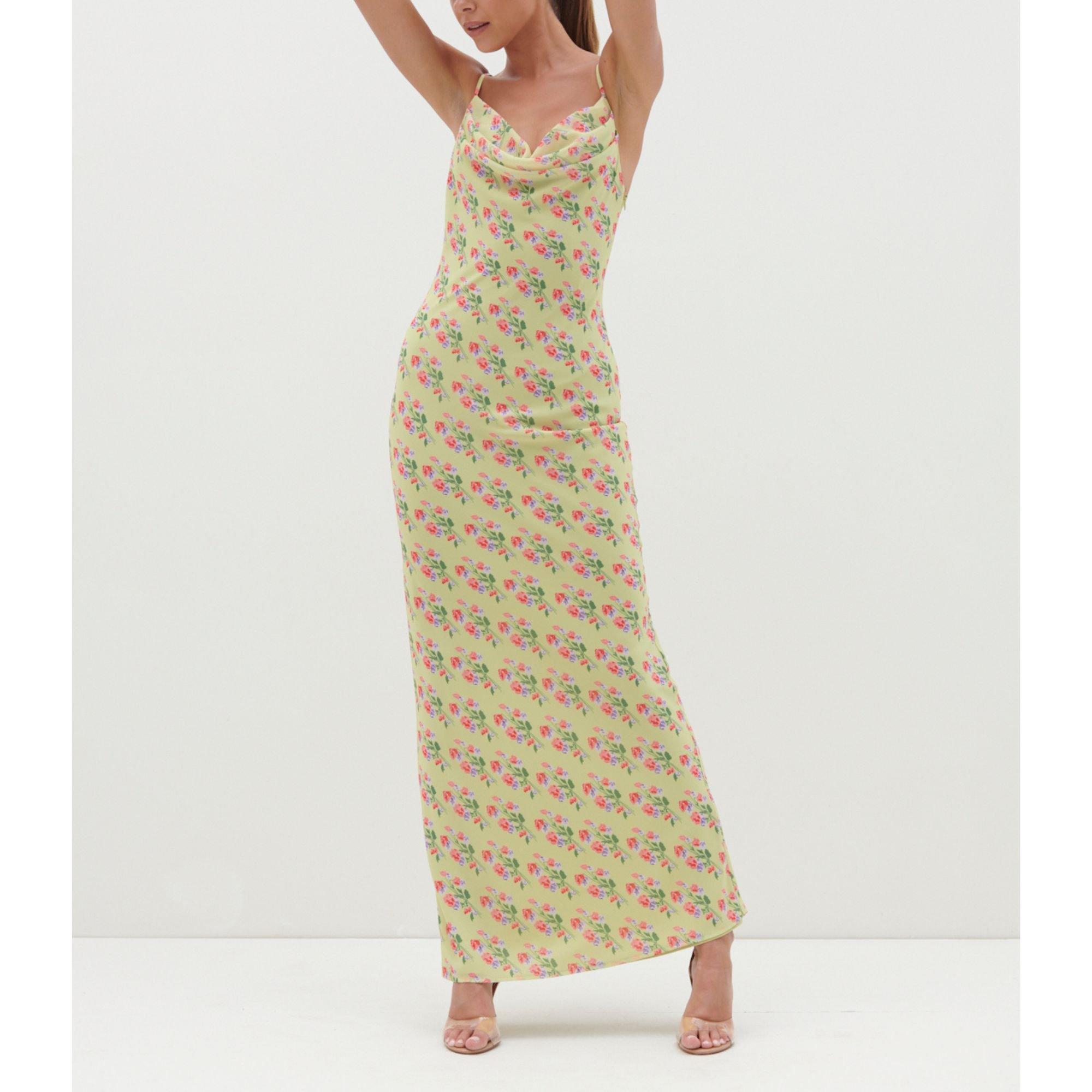 Pretty Lavish Women's Keisha Maxi Dress - Botanic Floral - 14 (L)