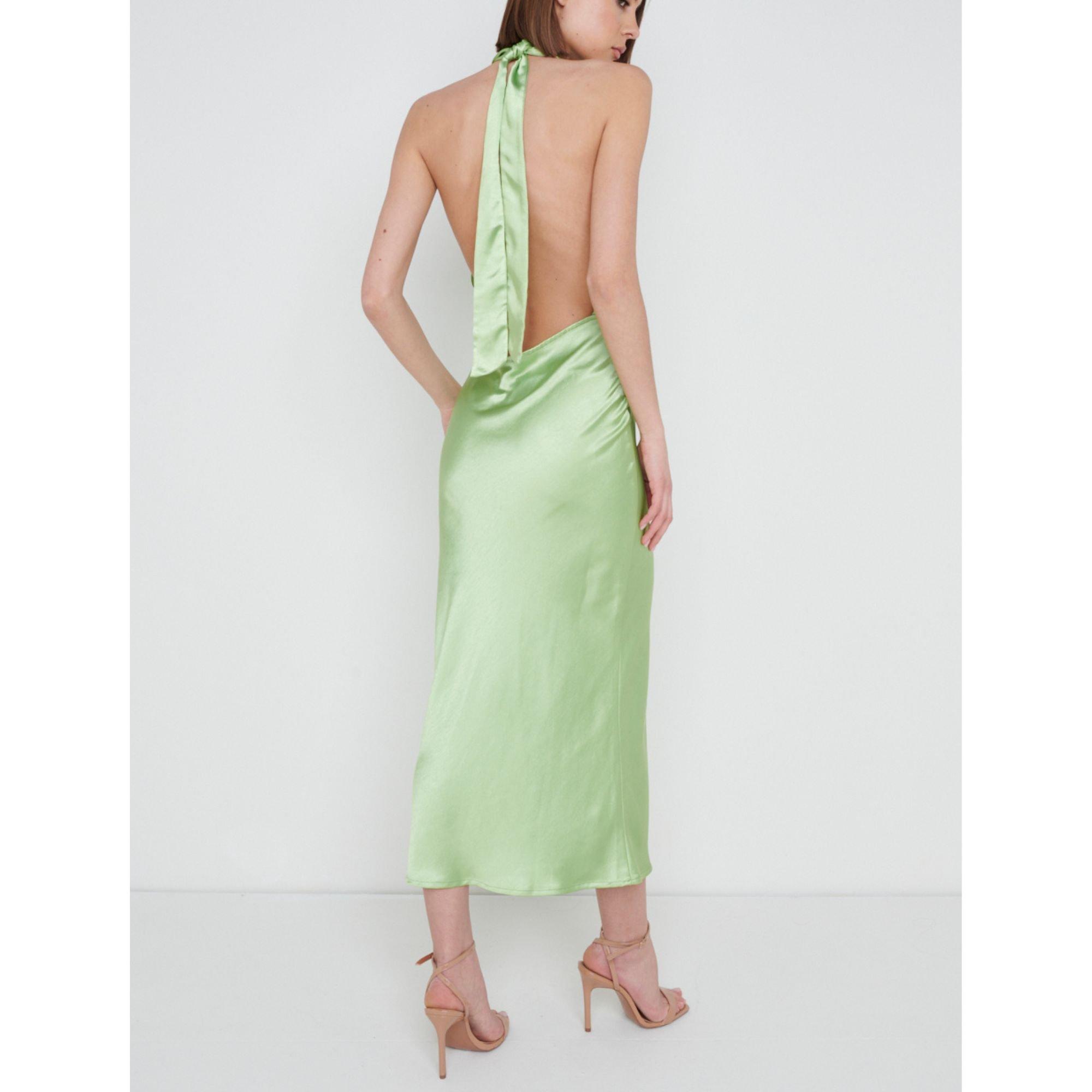 Green - Pretty Lavish - Slinky Dress - 3