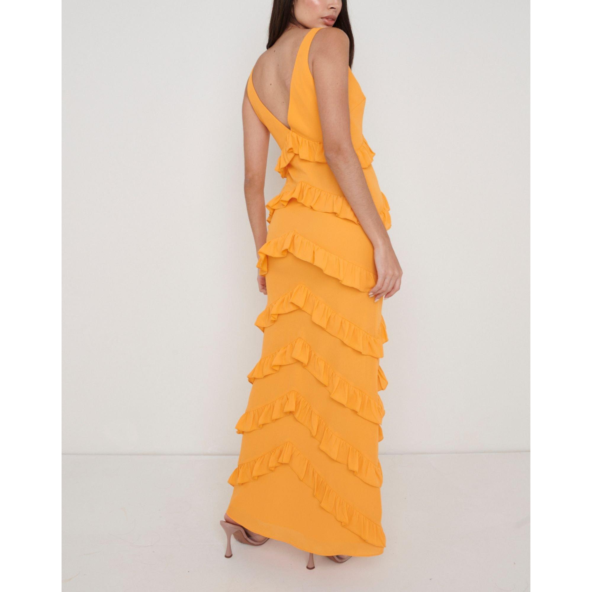 Tangerine - Pretty Lavish - P Paige Maxi Dress - 3