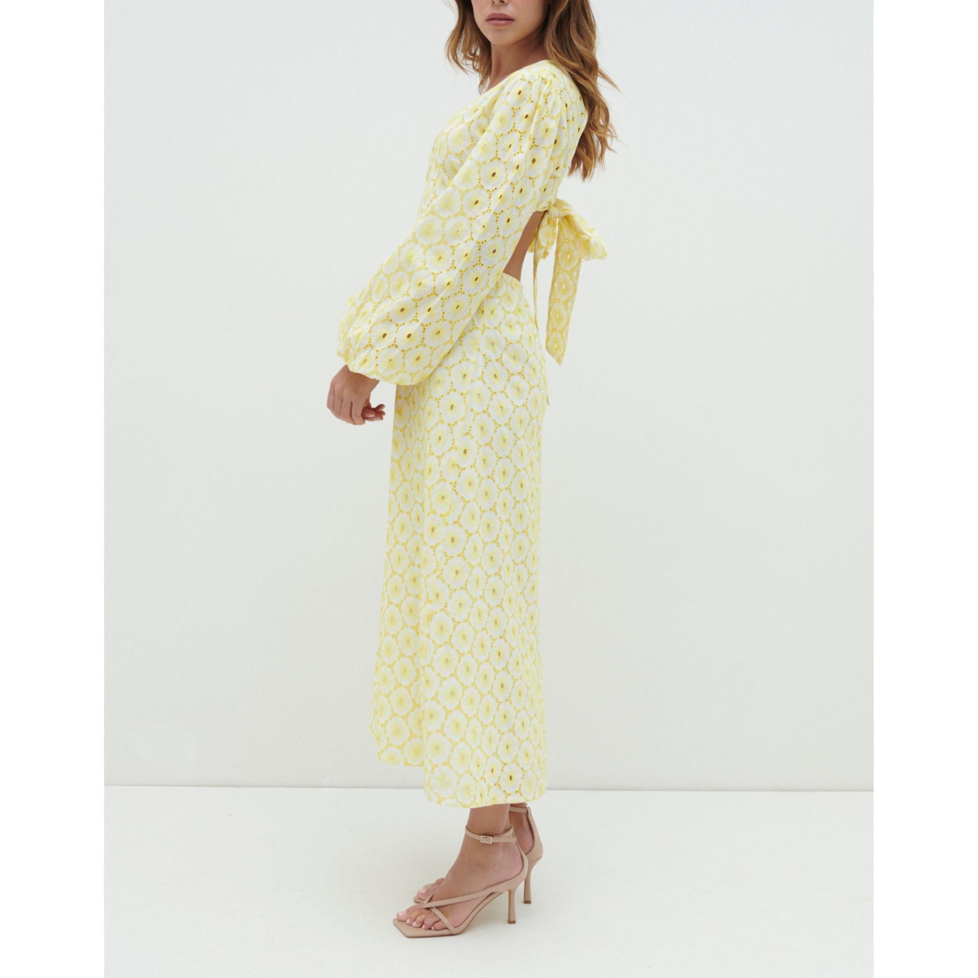 Lemon - Pretty Lavish - Women's Midaxi Cut Out Dress - 2