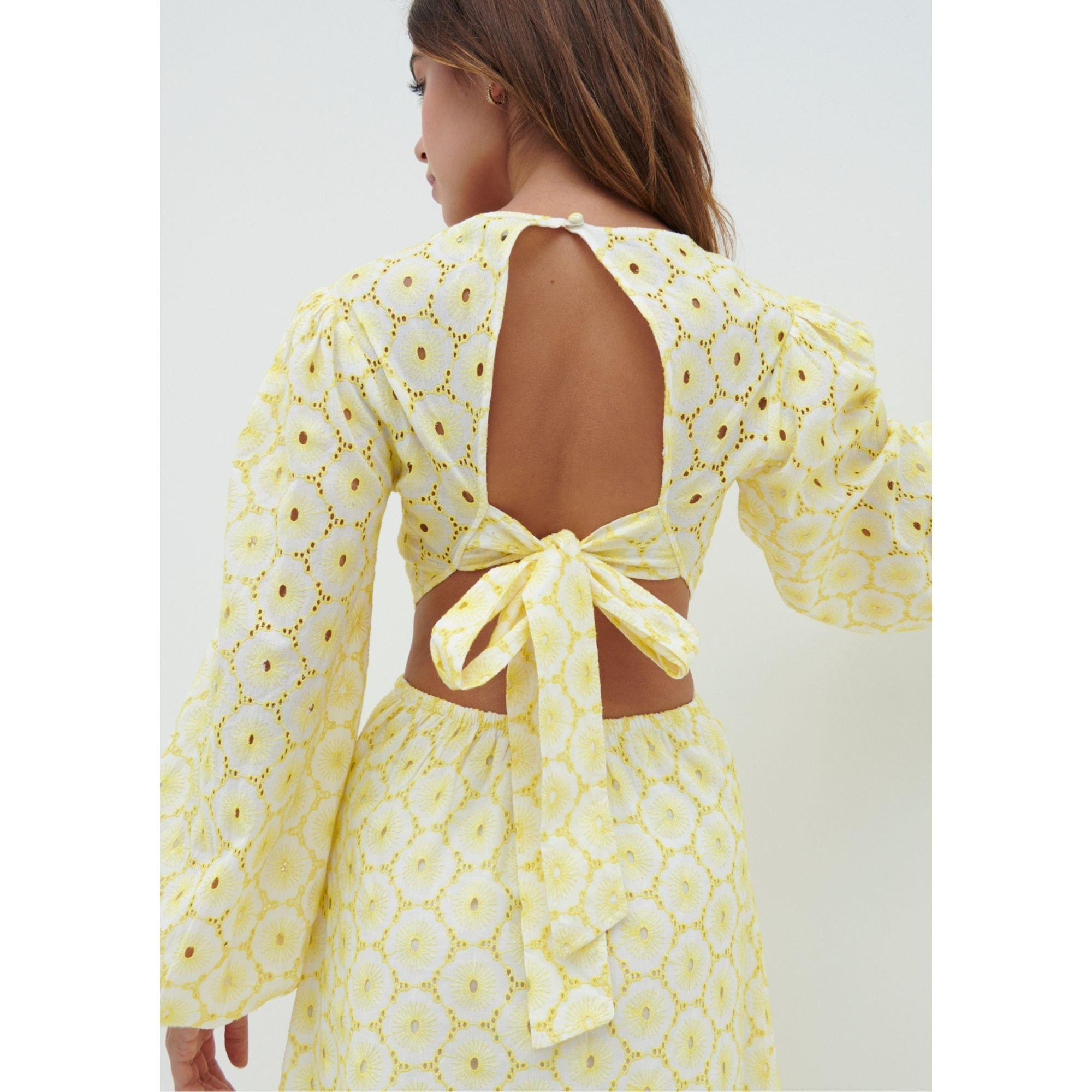 Lemon - Pretty Lavish - Women's Midaxi Cut Out Dress - 3