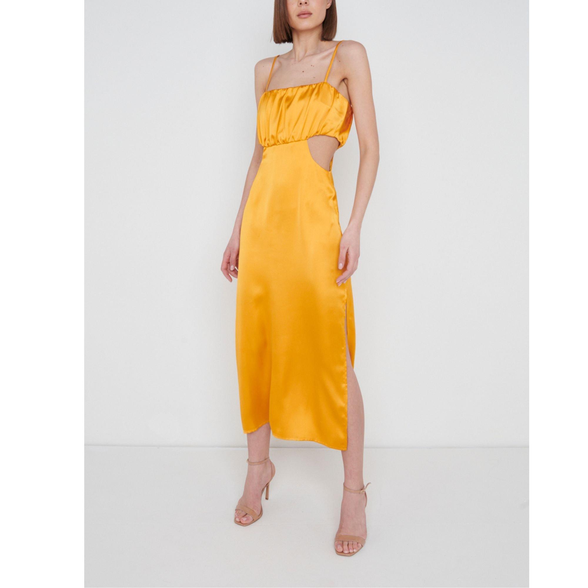 Tangerine - Pretty Lavish - Women's Cut Out Dress - 1