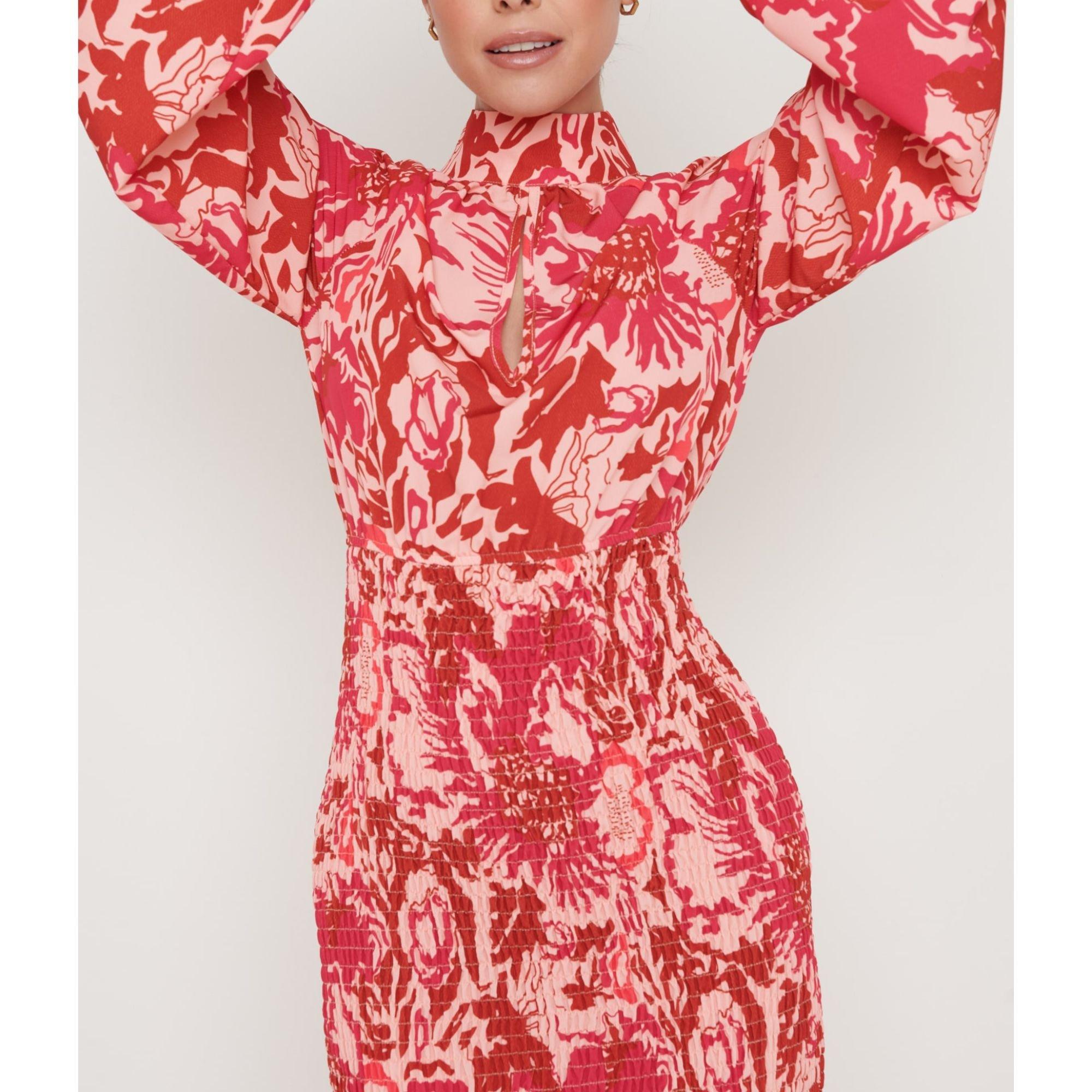 Pink & Rød - Pretty Lavish - Women's Emly Midaxi Bodycon Dress - 2
