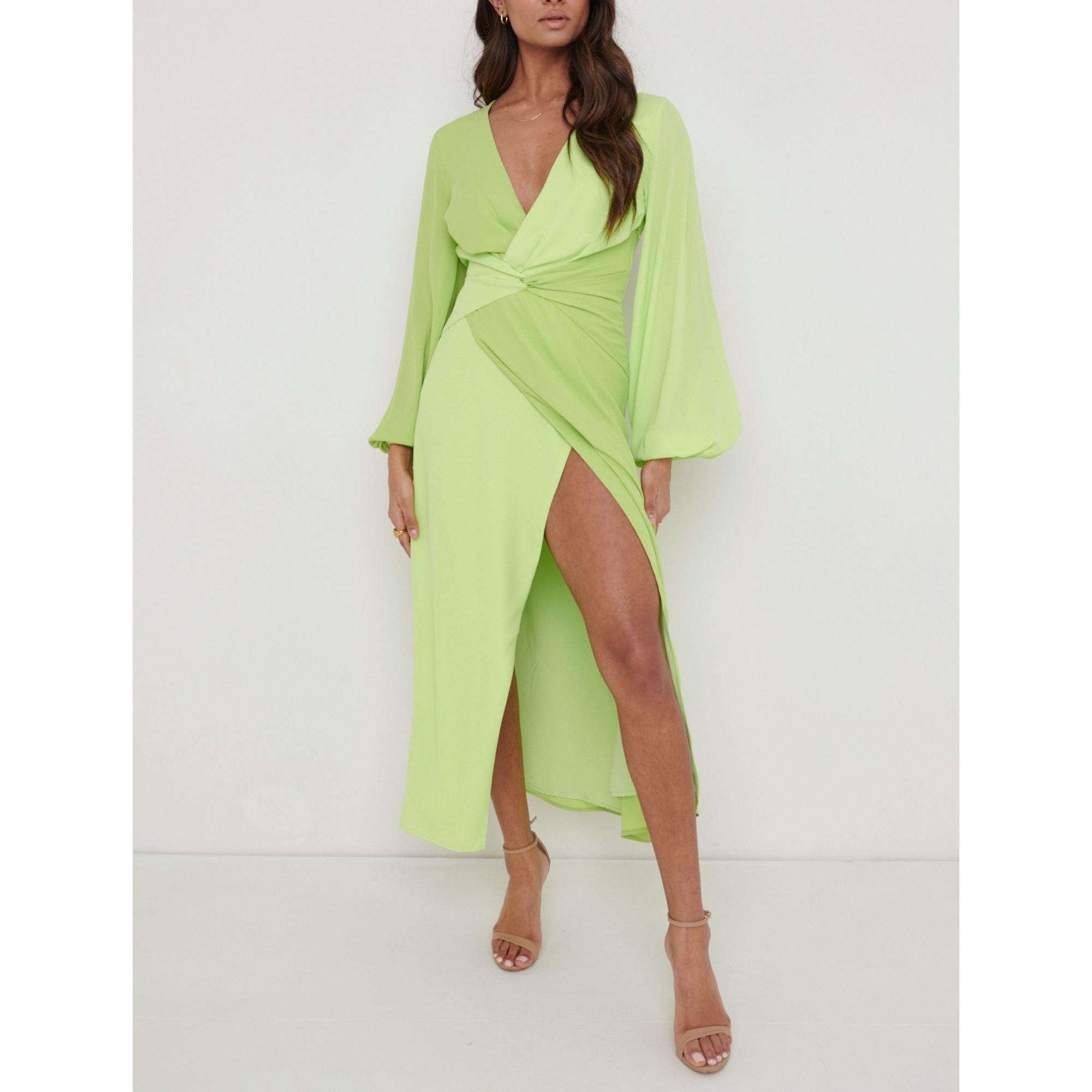 Green - Pretty Lavish - Women's Frida Wrap Dress - 1