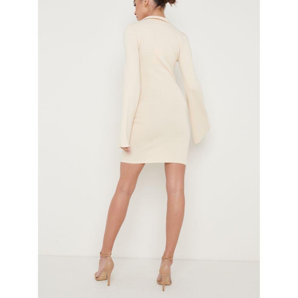 Ecru - Pretty Lavish - Women's Mini Dress - 3