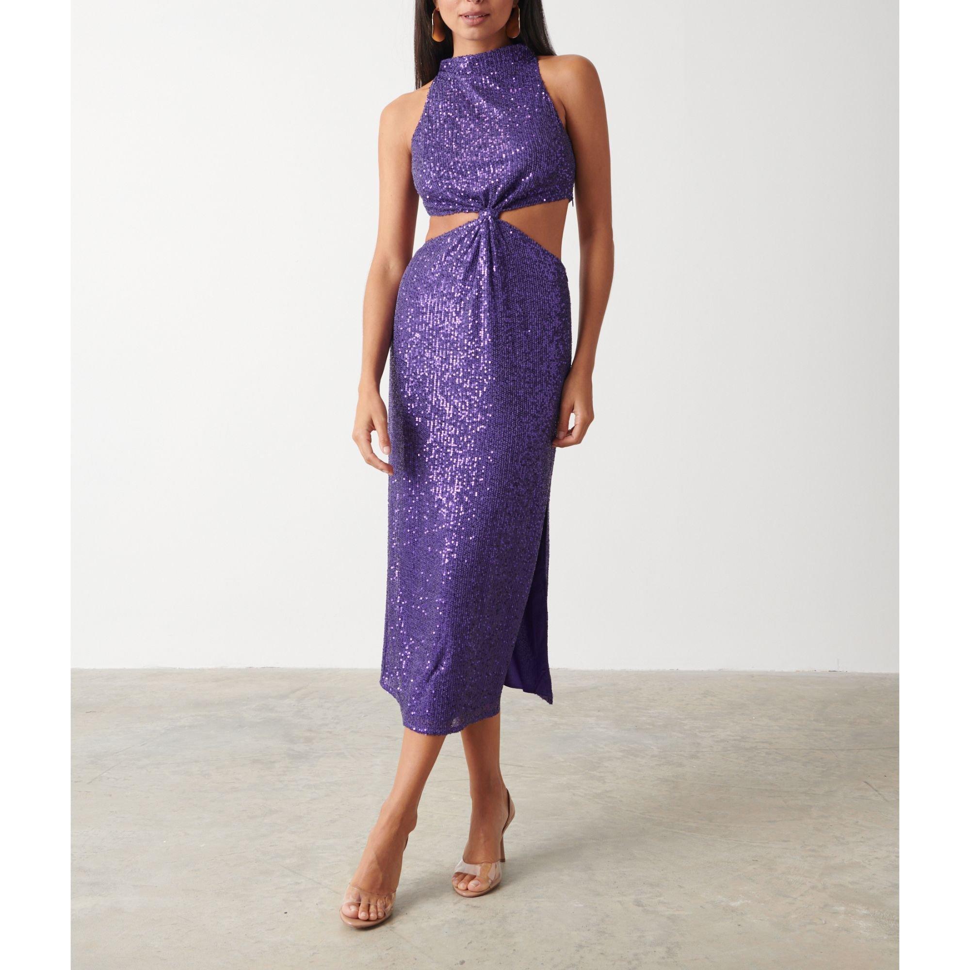 Amethyst - Pretty Lavish - Women's Cut Out Dress - 1
