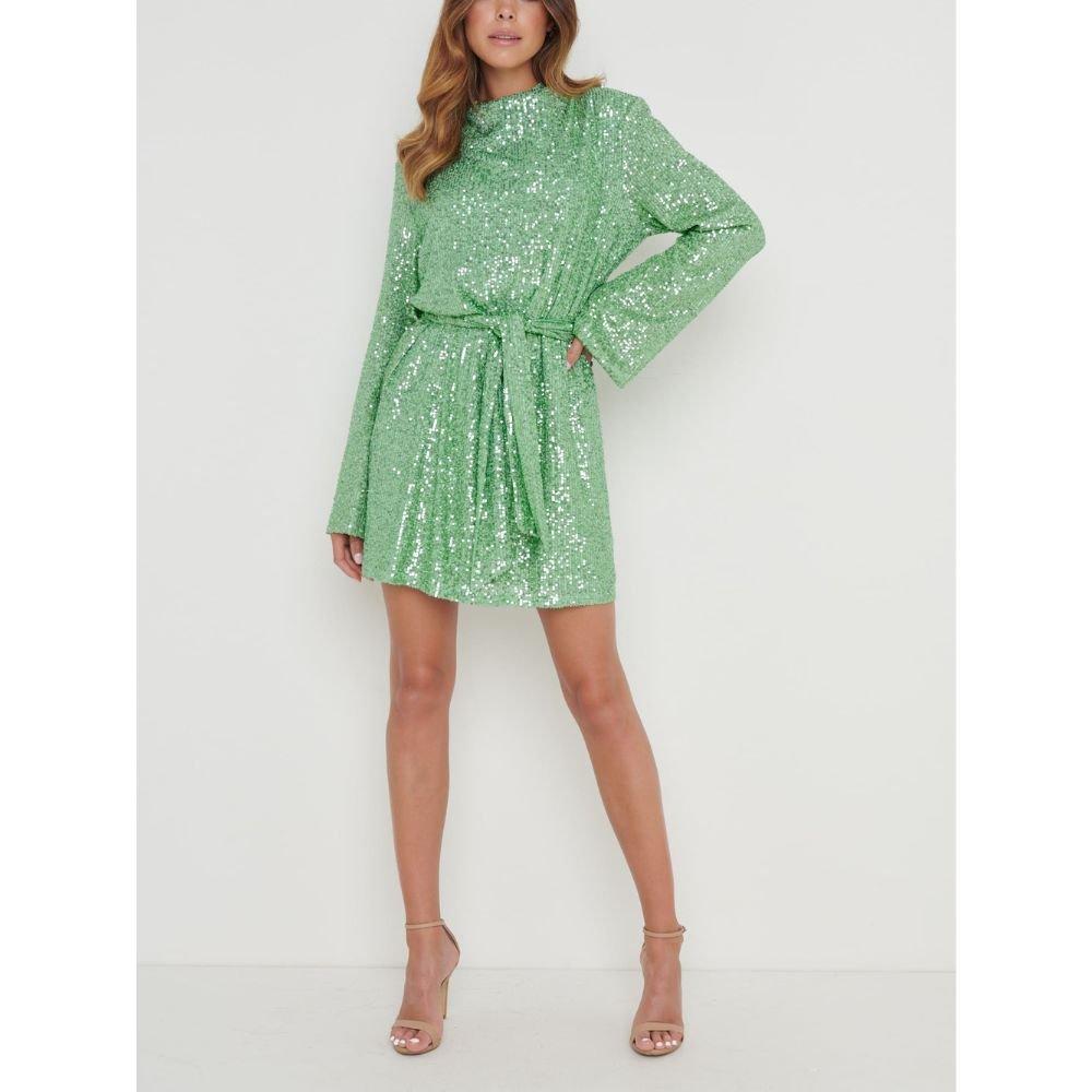 Mint - Pretty Lavish - Jayda Cowl Mini Dress - 2