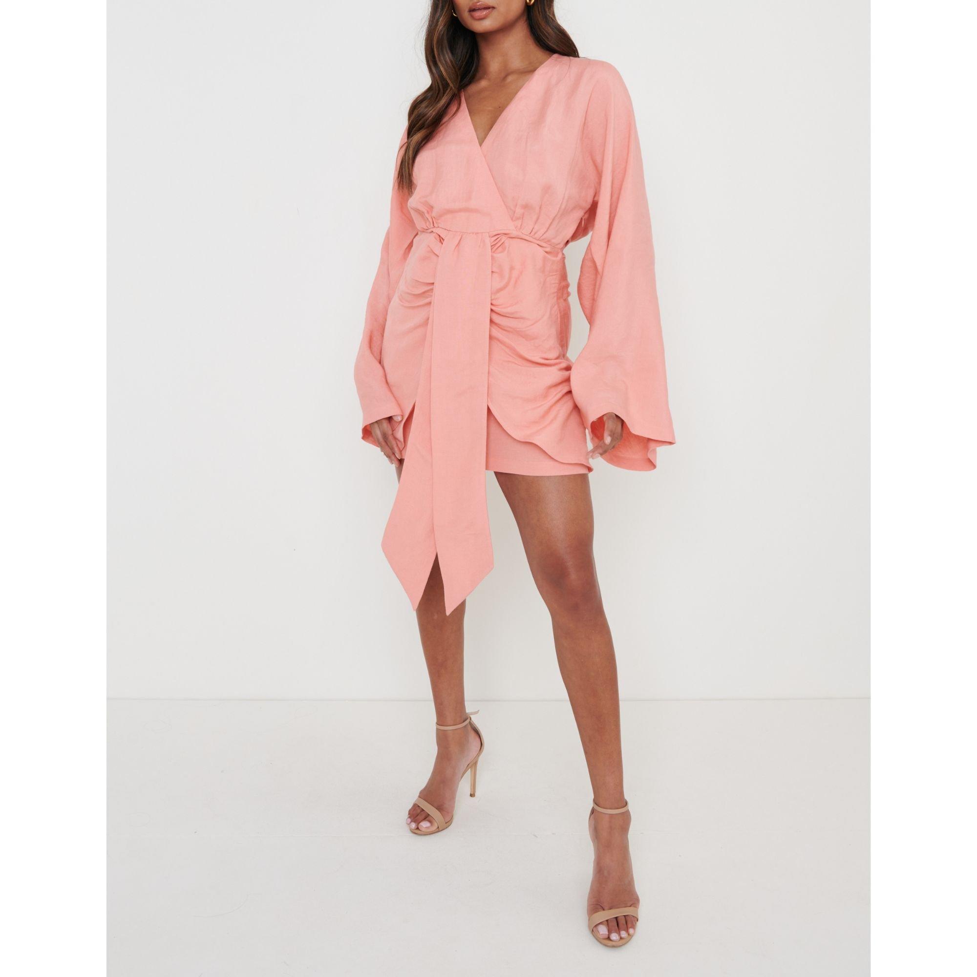Pretty Lavish P. Luise Drape Mini Dress