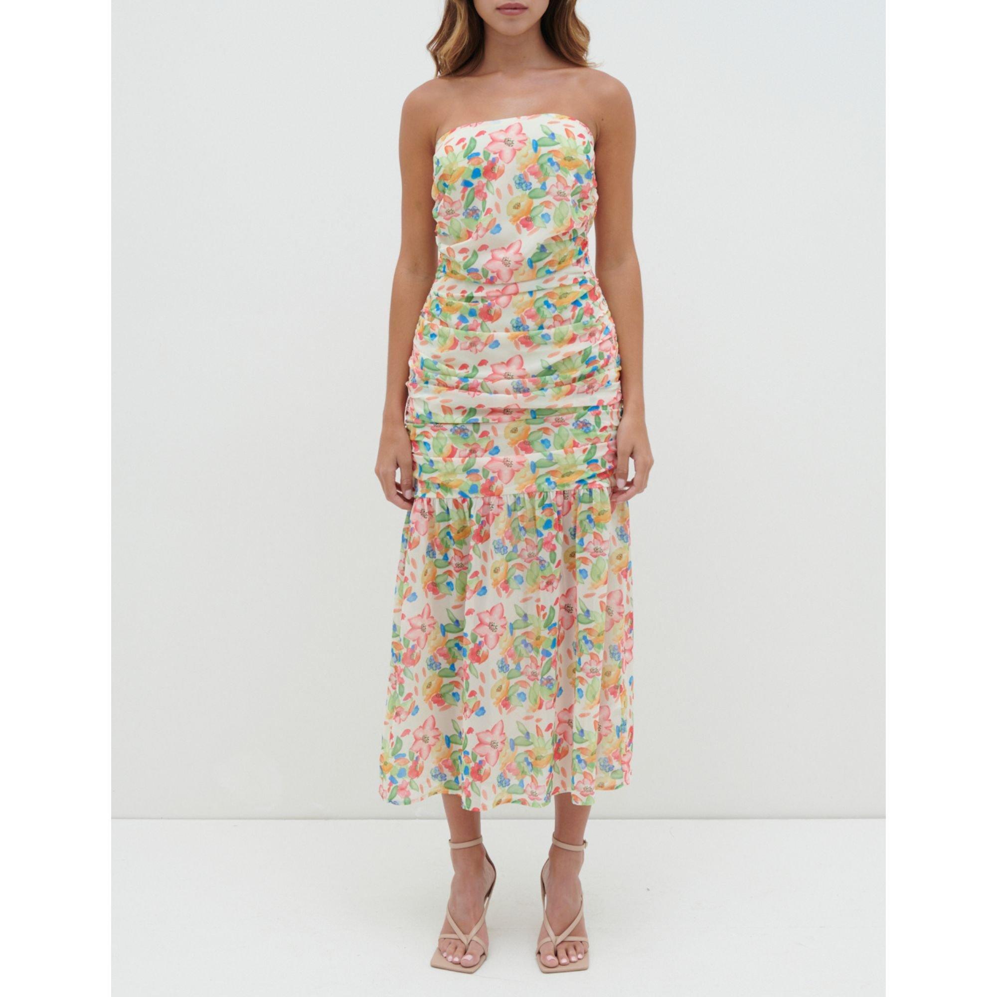 Floral - Pretty Lavish - Women's Bodycon Dress - 1