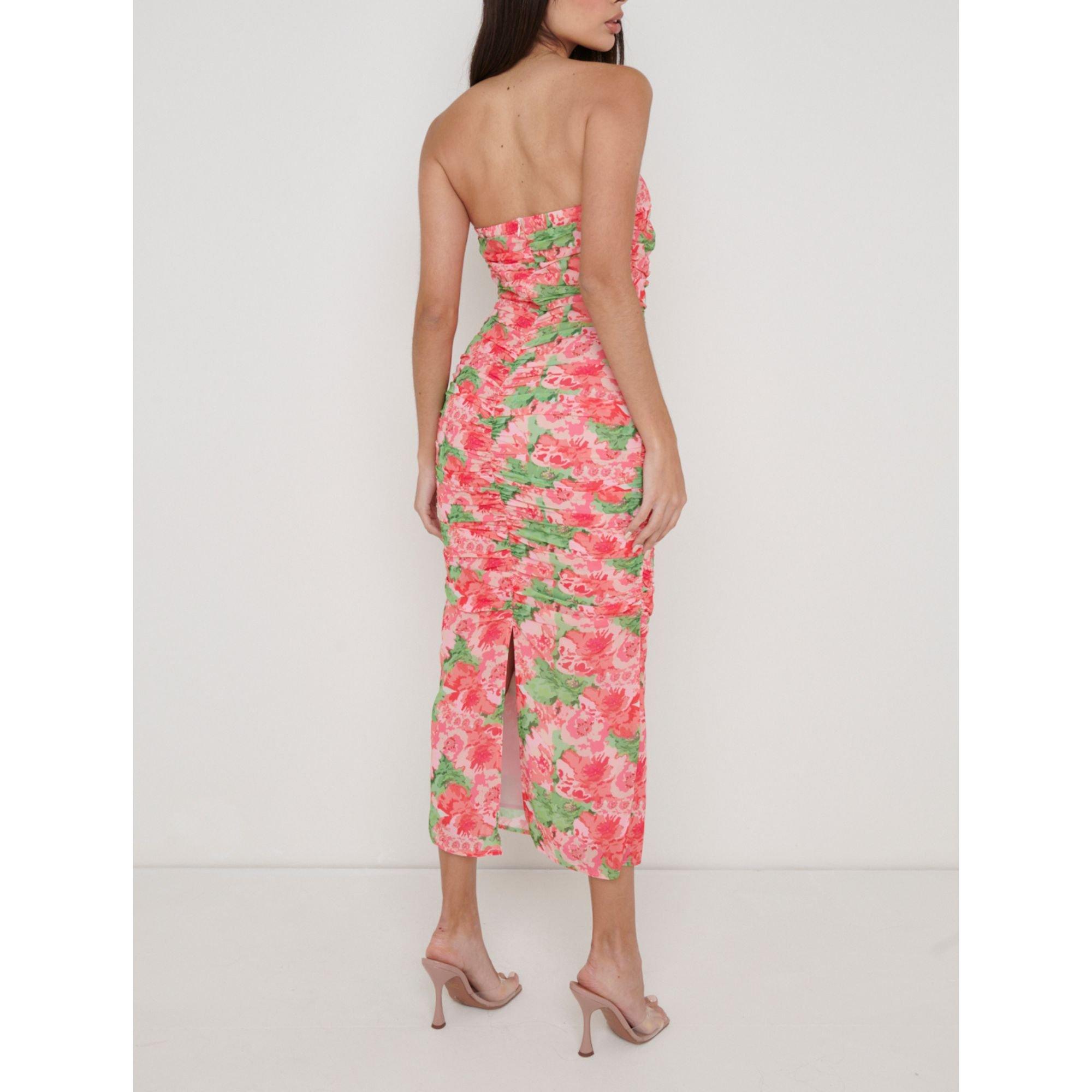 Patchwork Flral - Pretty Lavish - Bodycon Dress - 3