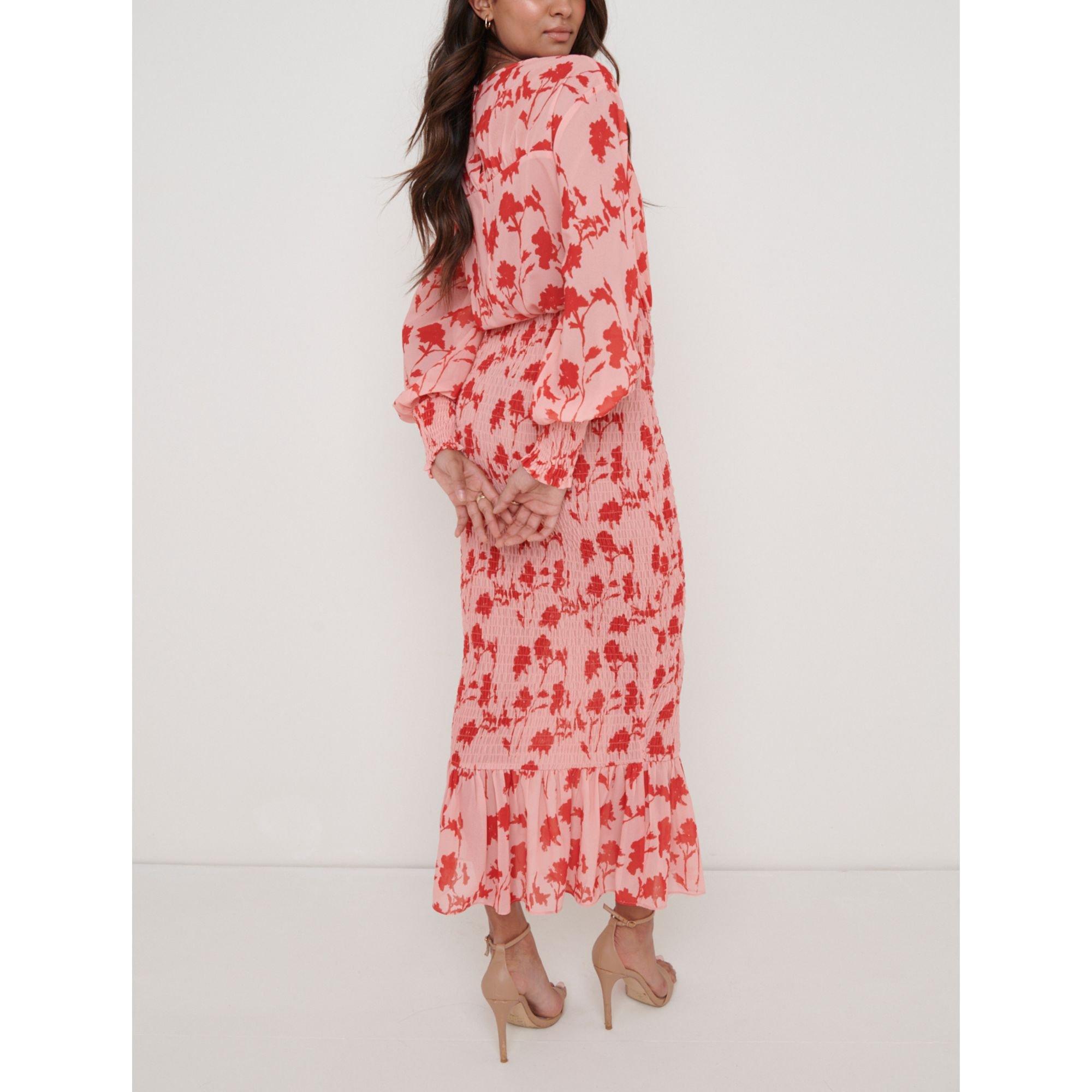 Pink & Red - Pretty Lavish - Bodycon Dress - 3