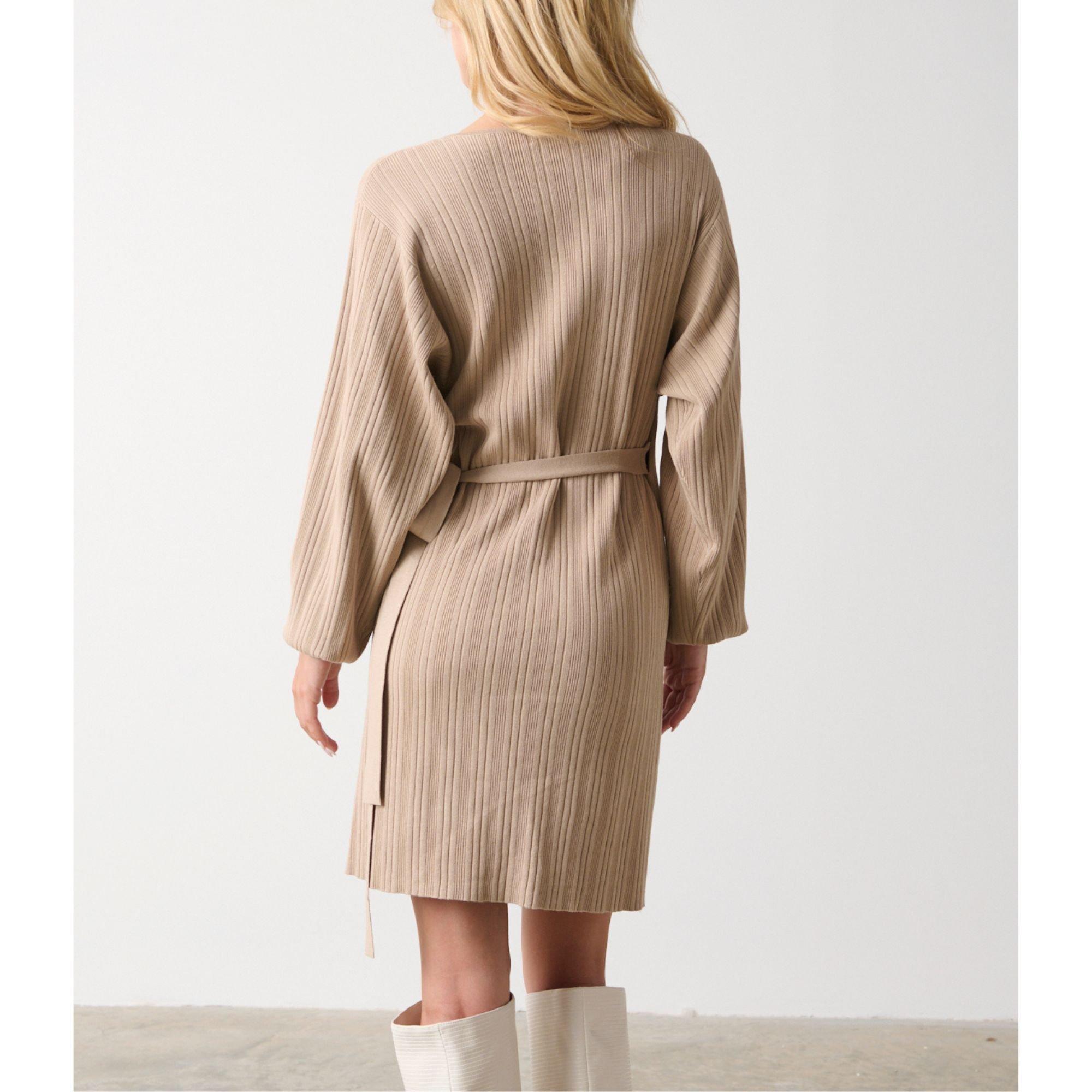 Beige - Pretty Lavish - Plisse Mini Dress - 3