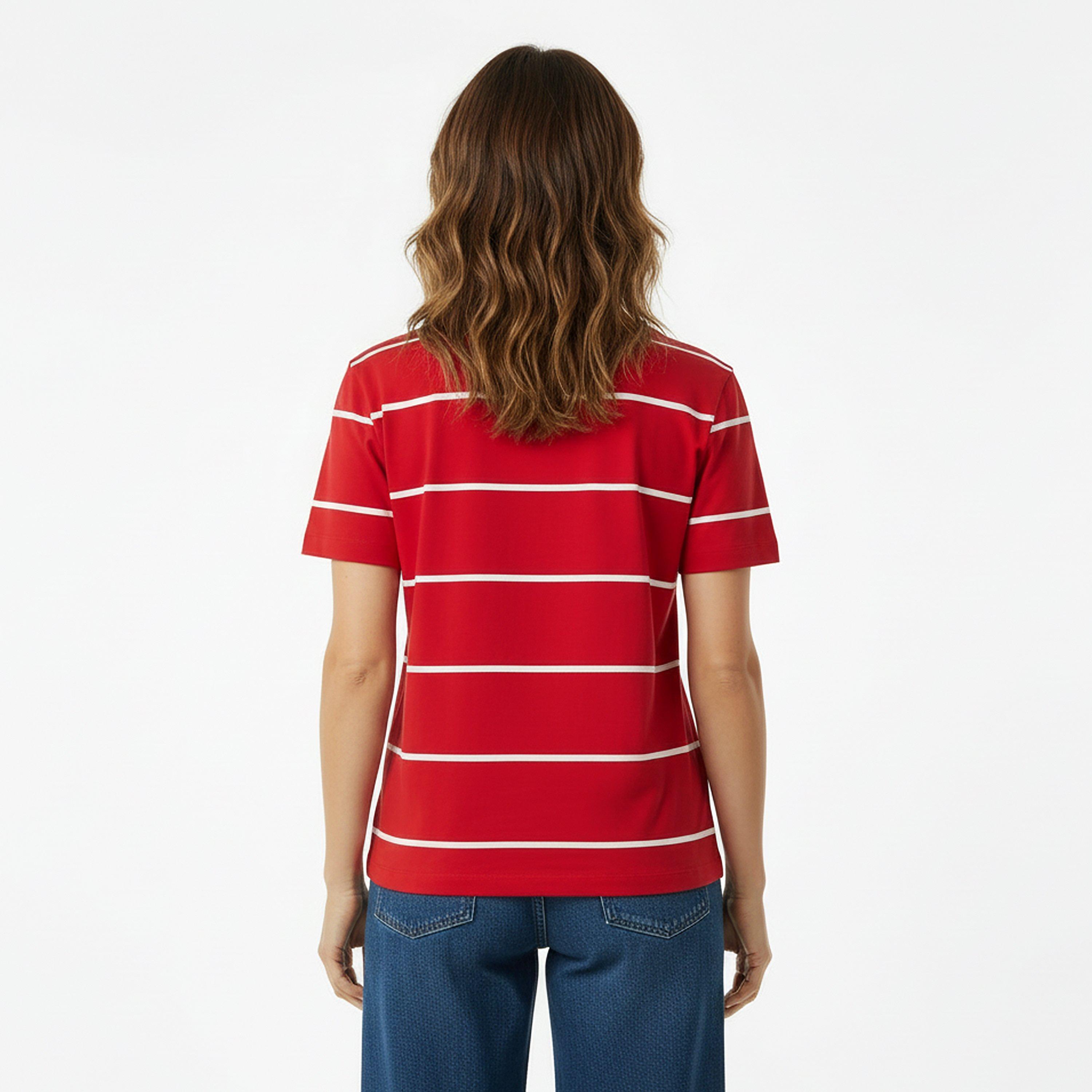 Firew/Pink - Tommy Hilfiger - Women's Script T-Shirt - 4