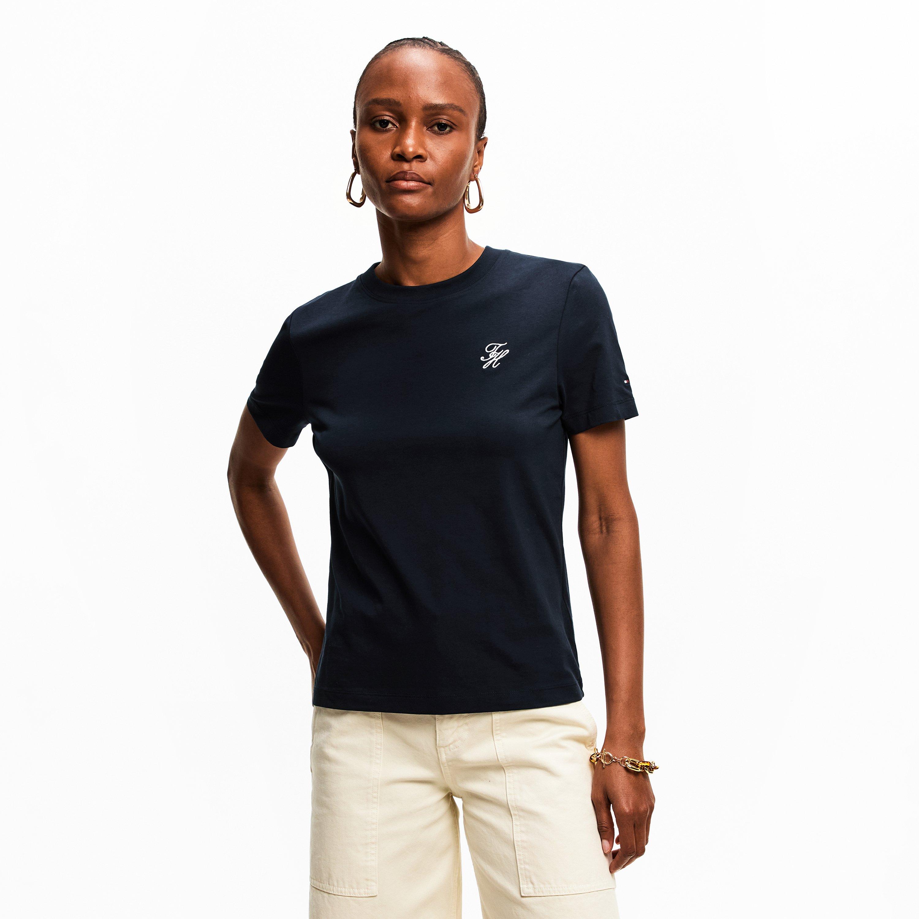 Dark N Navy - Tommy Hilfiger - Women's Script T-Shirt - 3