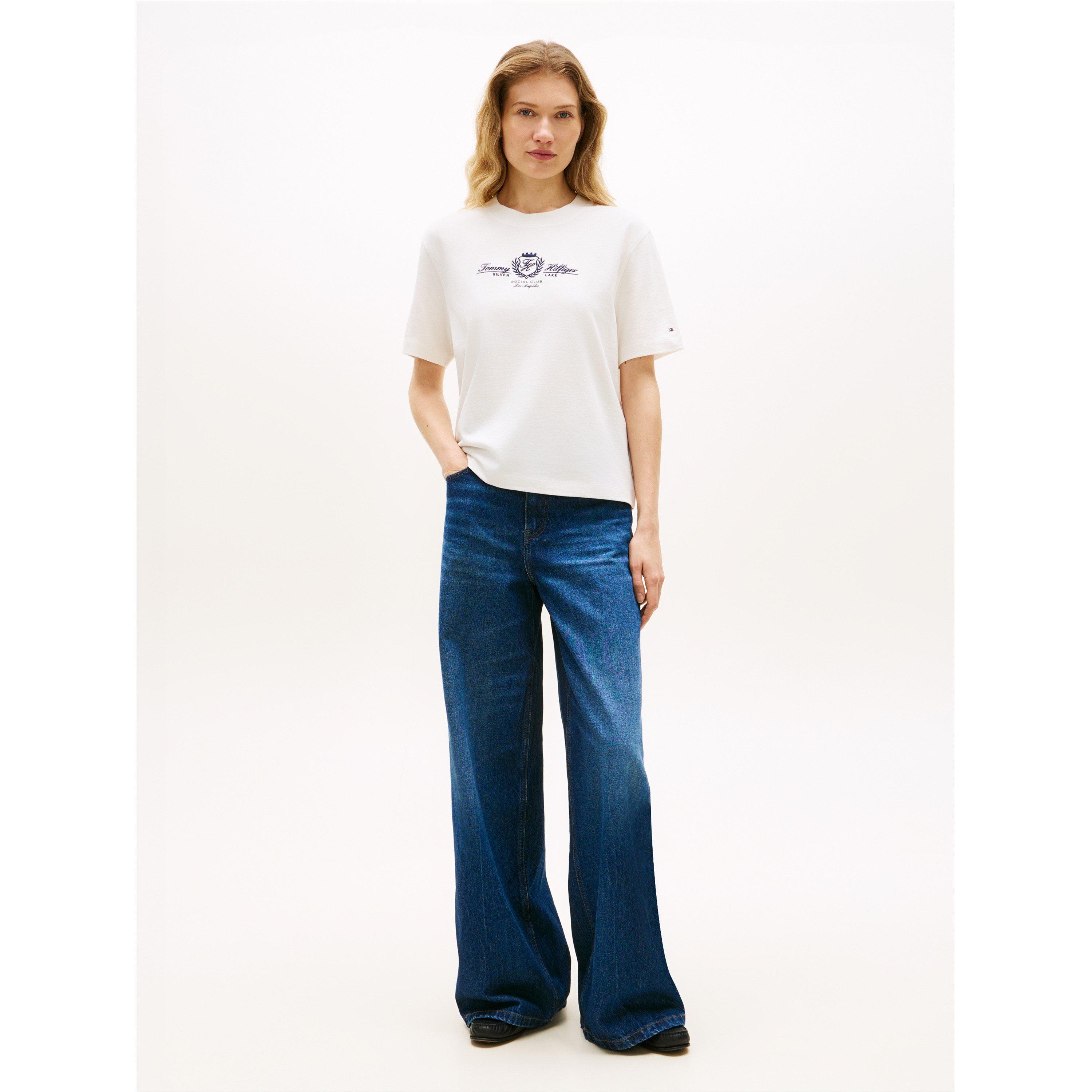 Ecru - Tommy Hilfiger - Women's T-Shirt - 4