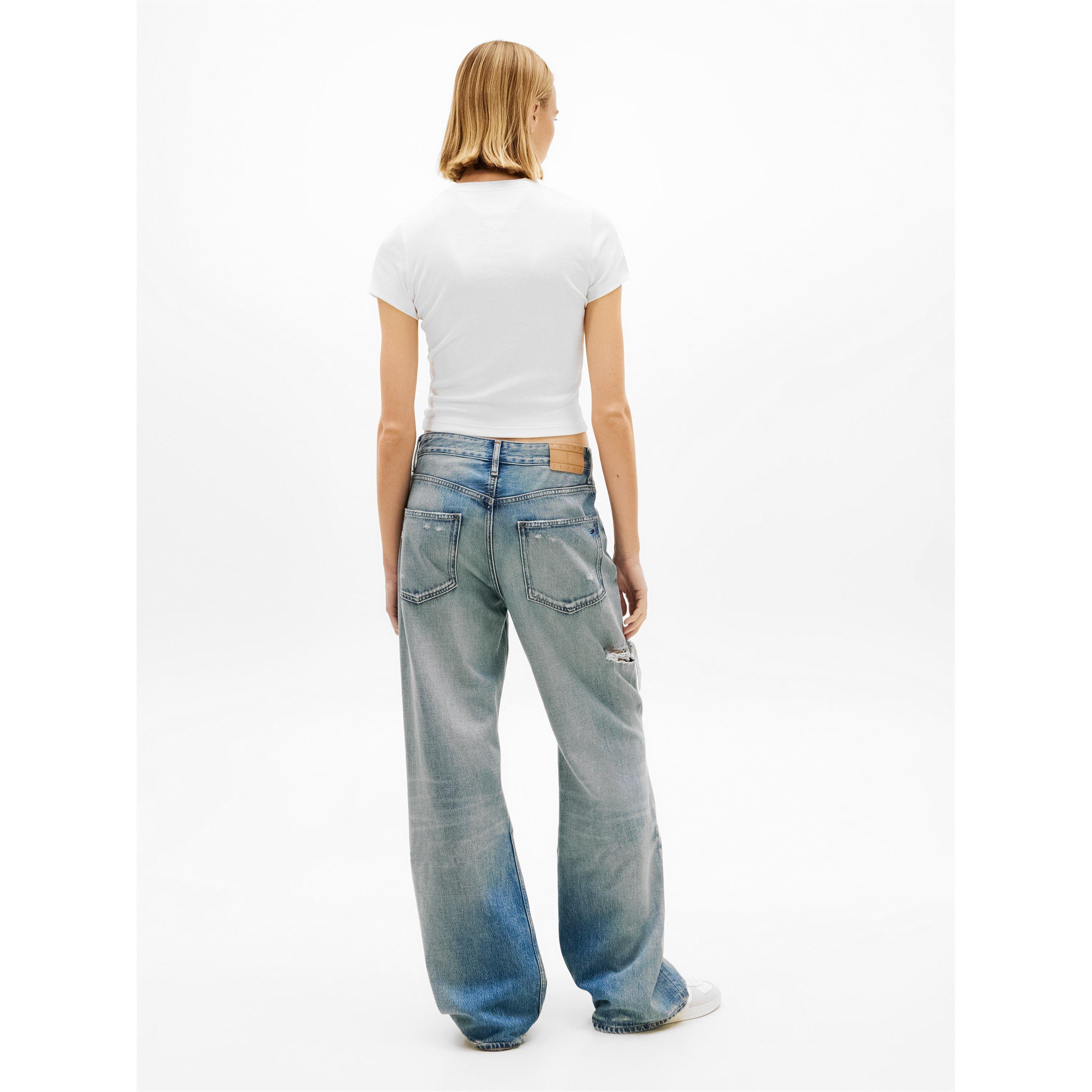Ecru - Tommy Jeans - Women's T-Shirt - 4