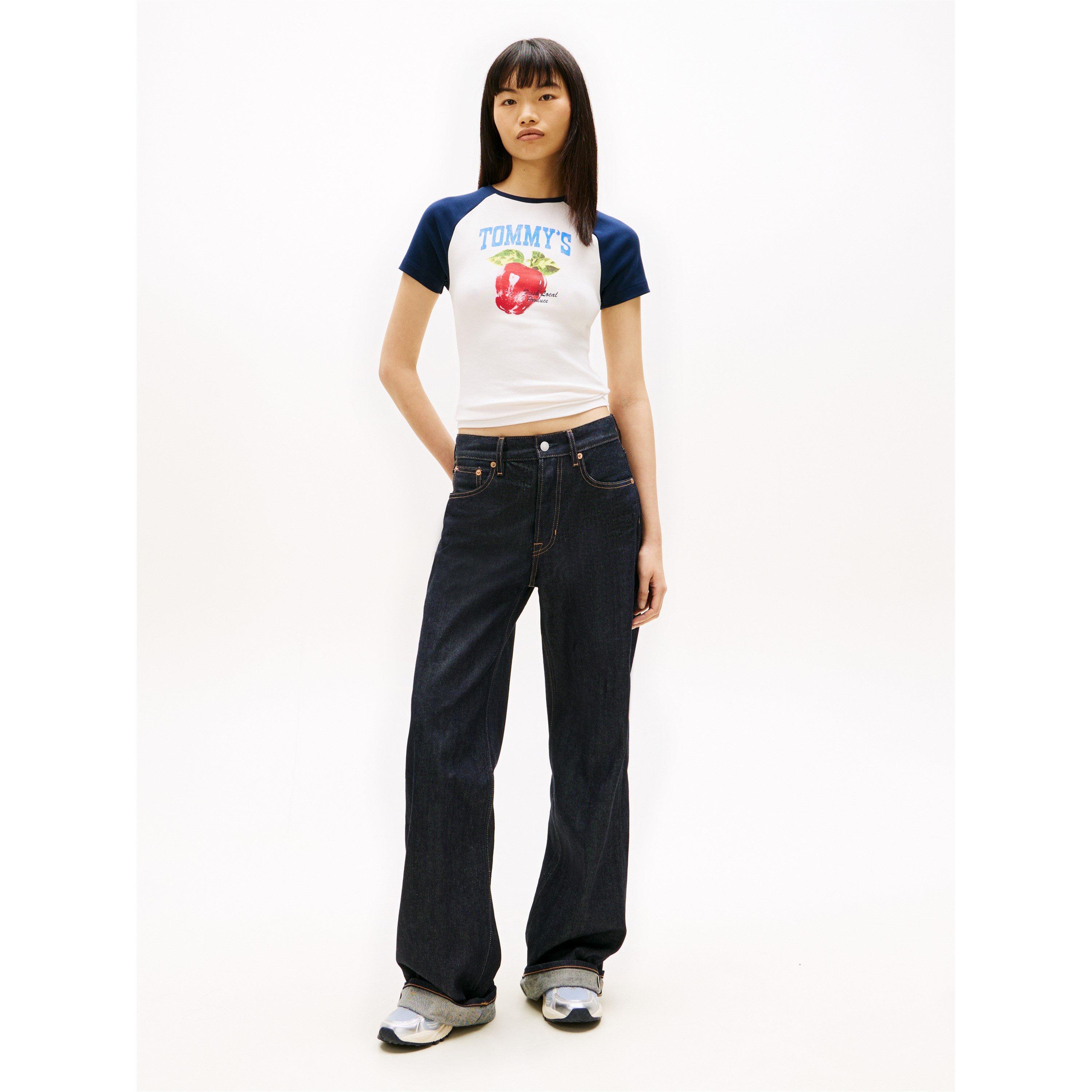 Ancient White - Tommy Jeans - Women's T-Shirt - 6