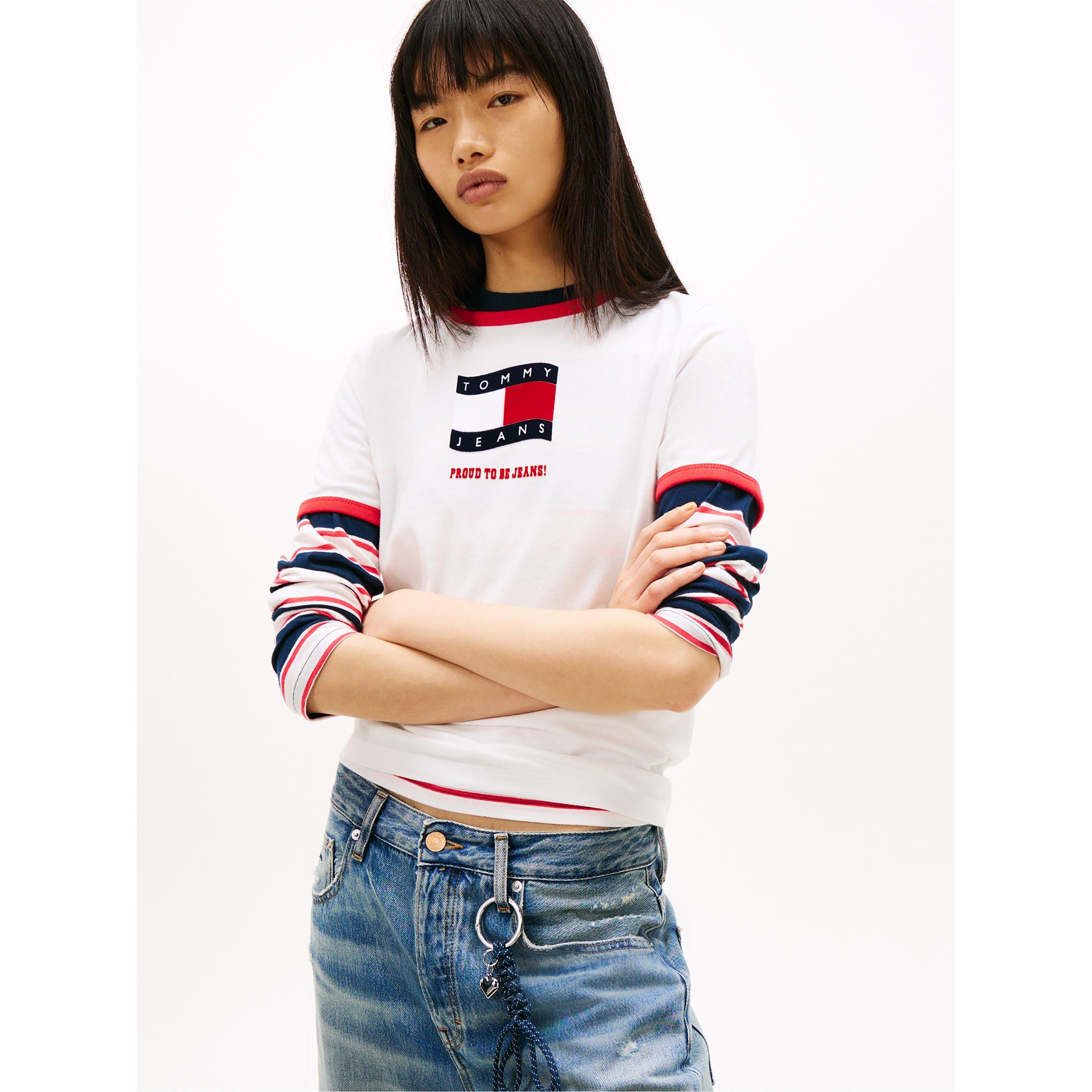 Ecru - Tommy Jeans - TJ R Ring T Ld62 - 2