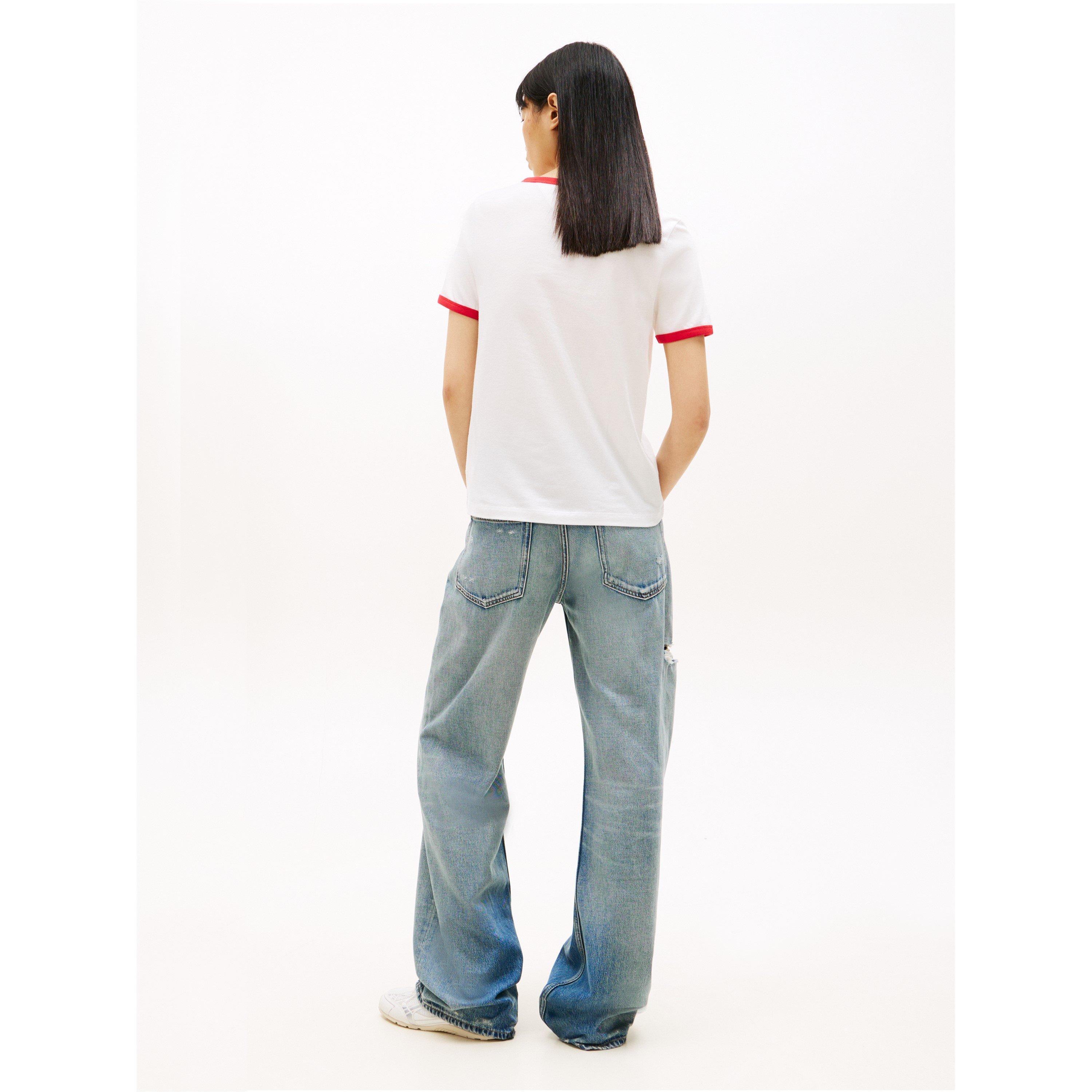 Ecru - Tommy Jeans - TJ R Ring T Ld62 - 5