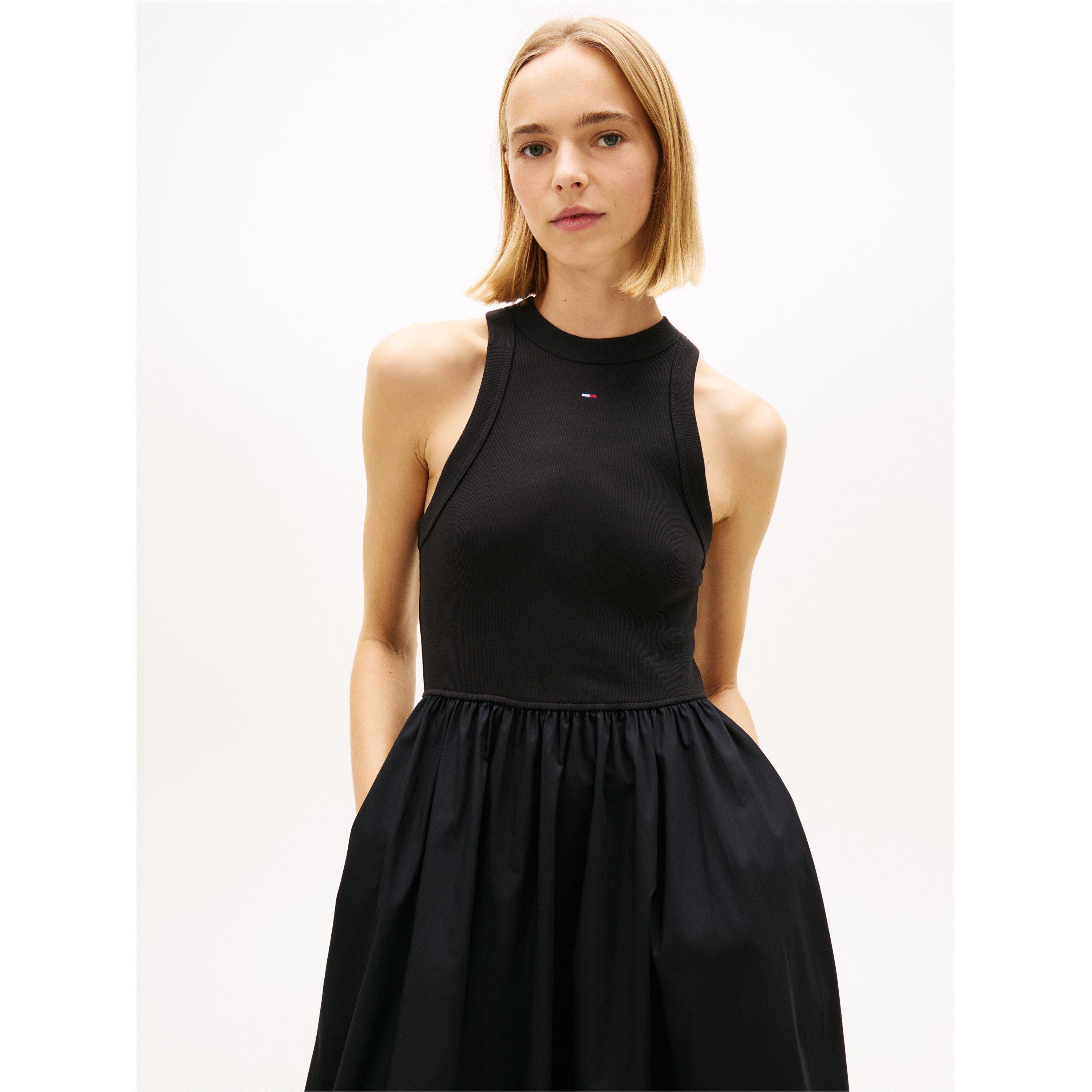 Crna - Tommy Jeans - Women's Long Maxi Dress - 4