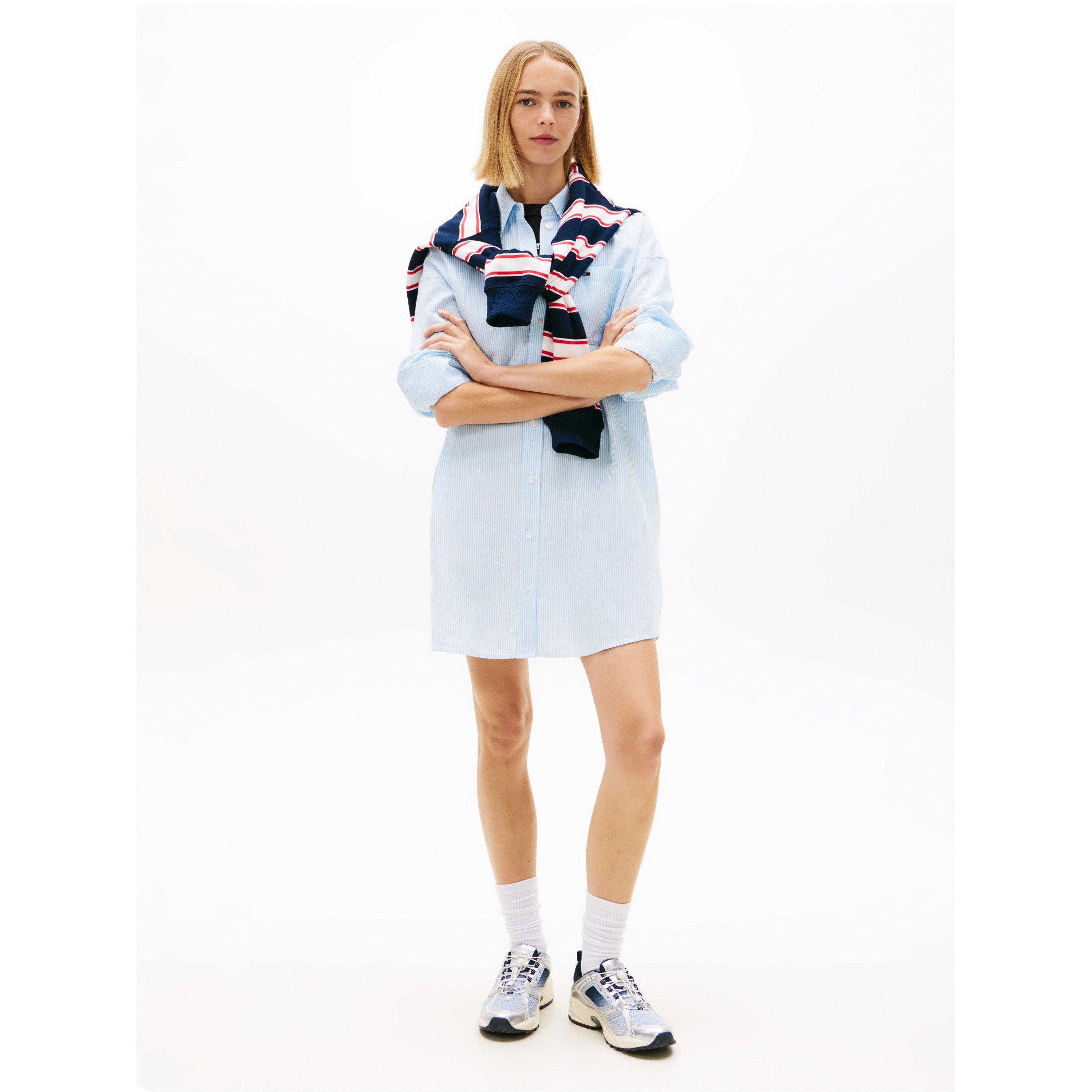 Powd Blue/Str - Tommy Jeans - TJ Lin Shirt Drs Ld62 - 2