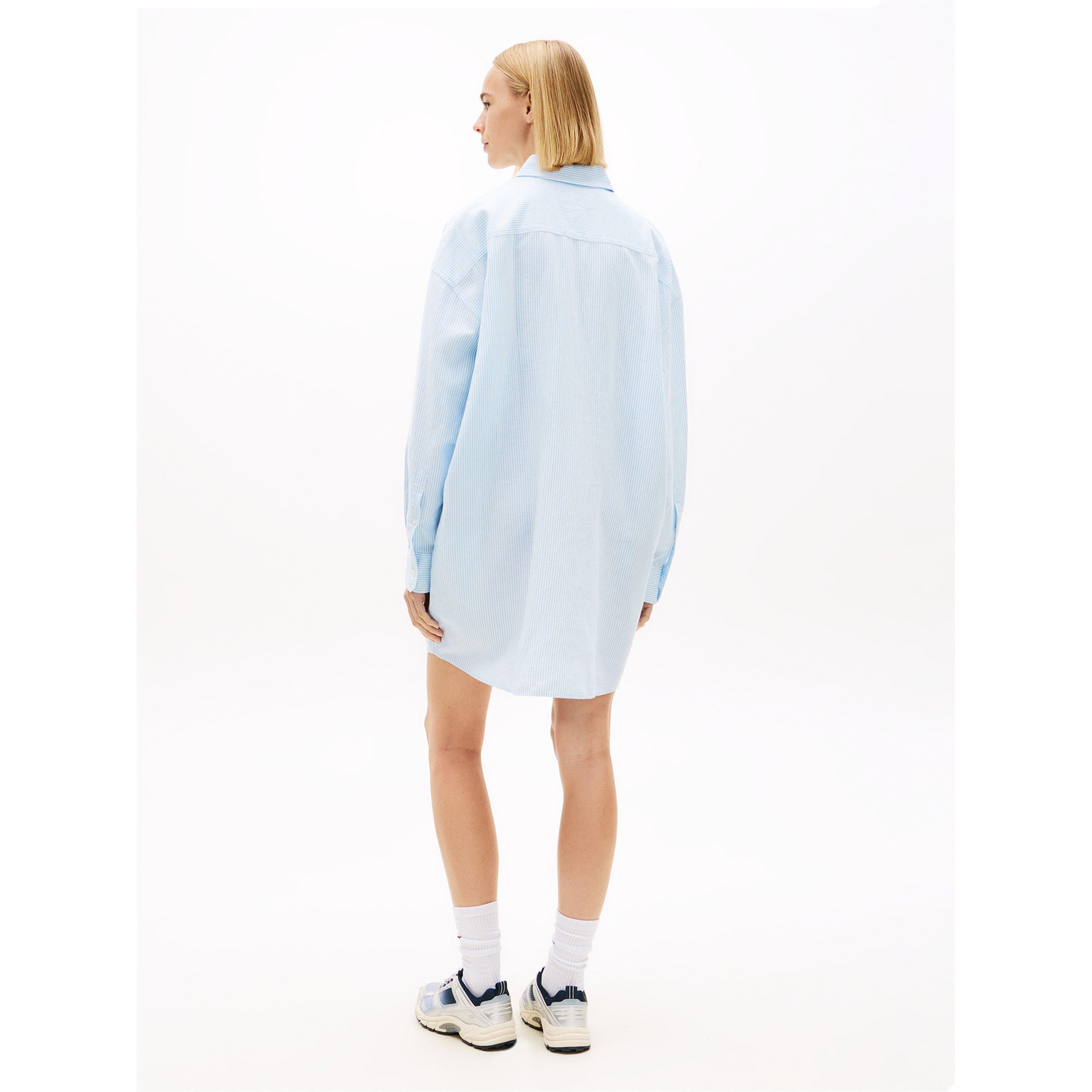 Powd Blue/Str - Tommy Jeans - TJ Lin Shirt Drs Ld62 - 5