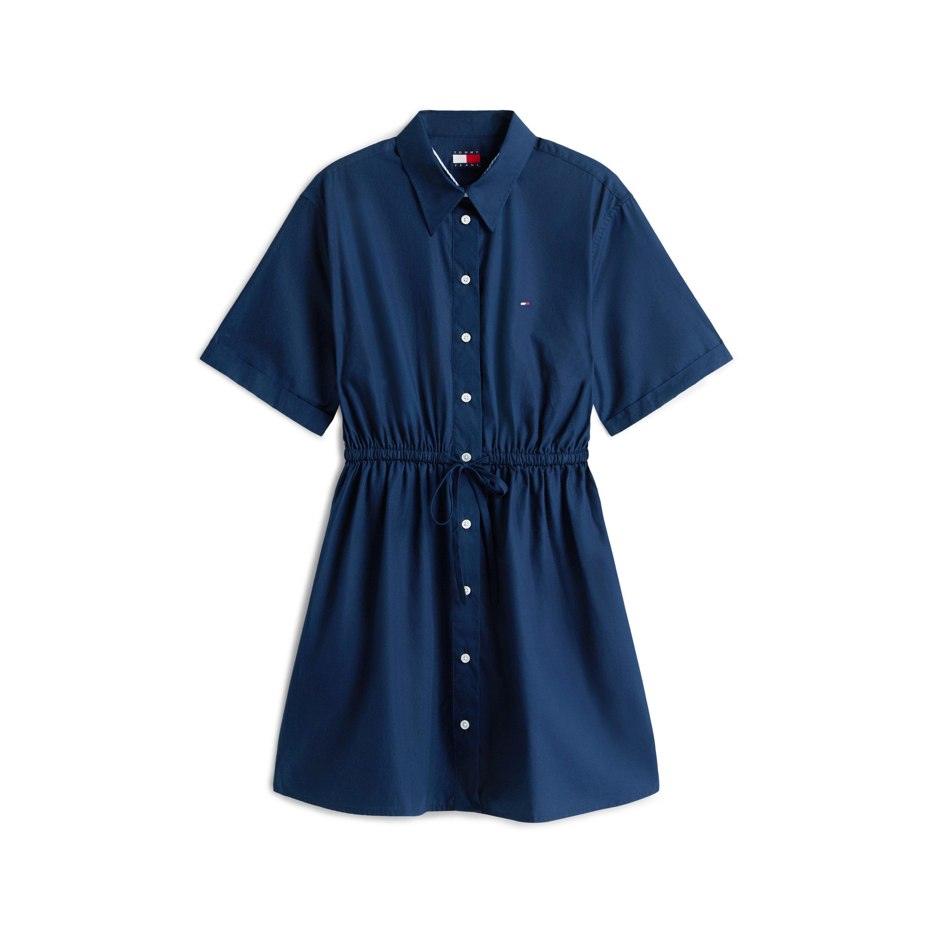 Tommy Jeans Women's Shirt Dress - Dark Night Navy - 10 (S)
