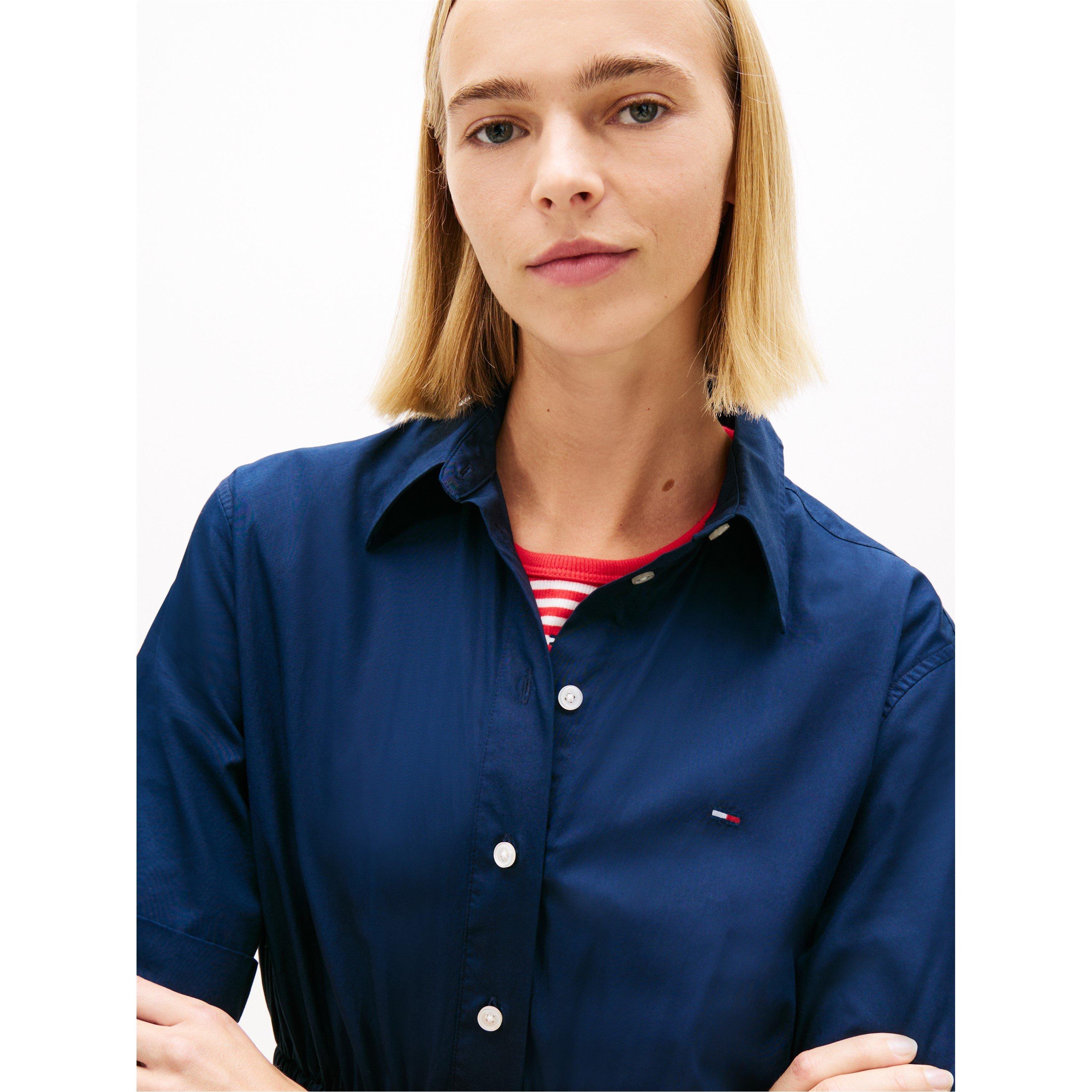 Dunkle Nacht Marineblau - Tommy Jeans - Women's Shirt Dress - 4