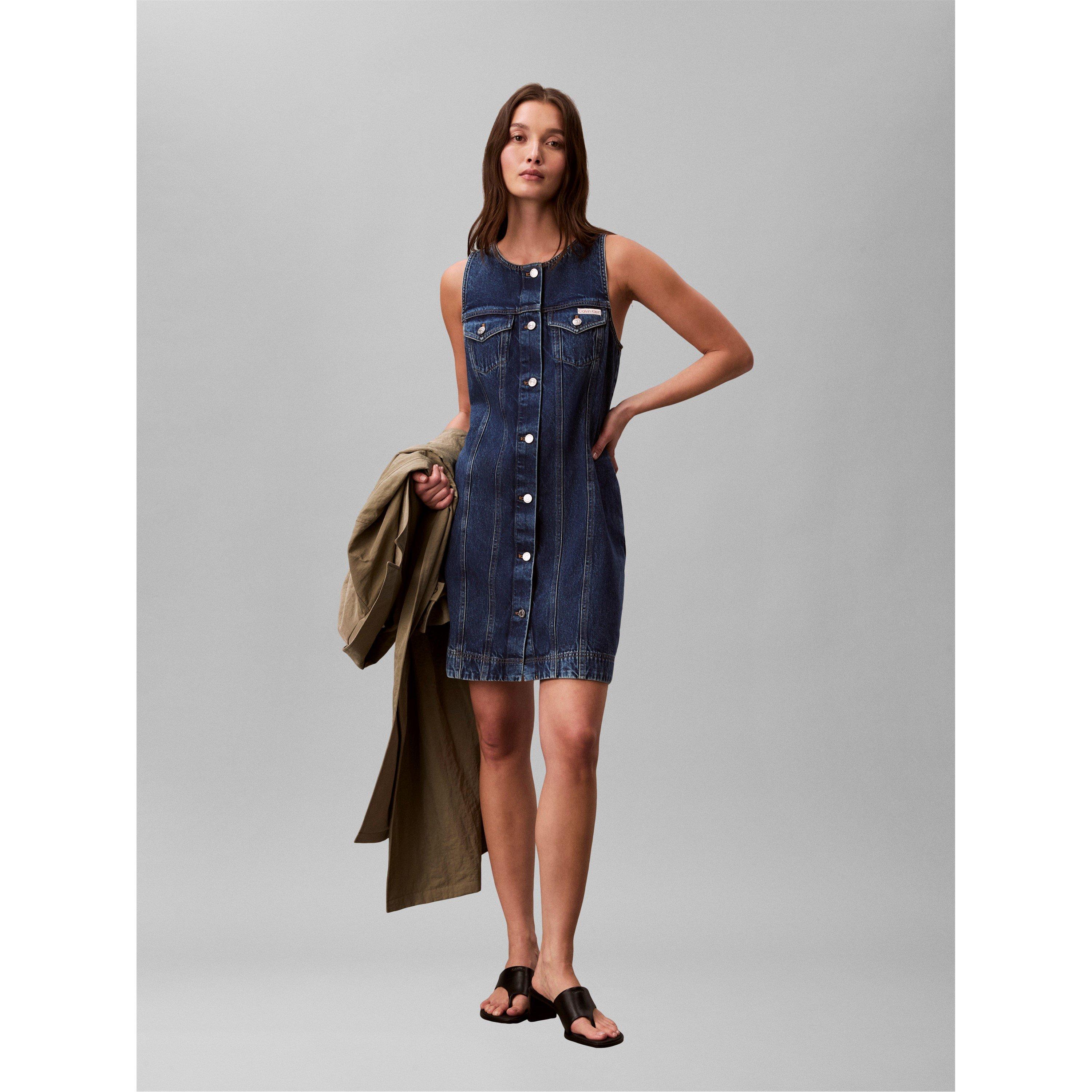 Madden Blue - Calvin Klein Jeans - CKJ Denim Dress Ld63 - 2