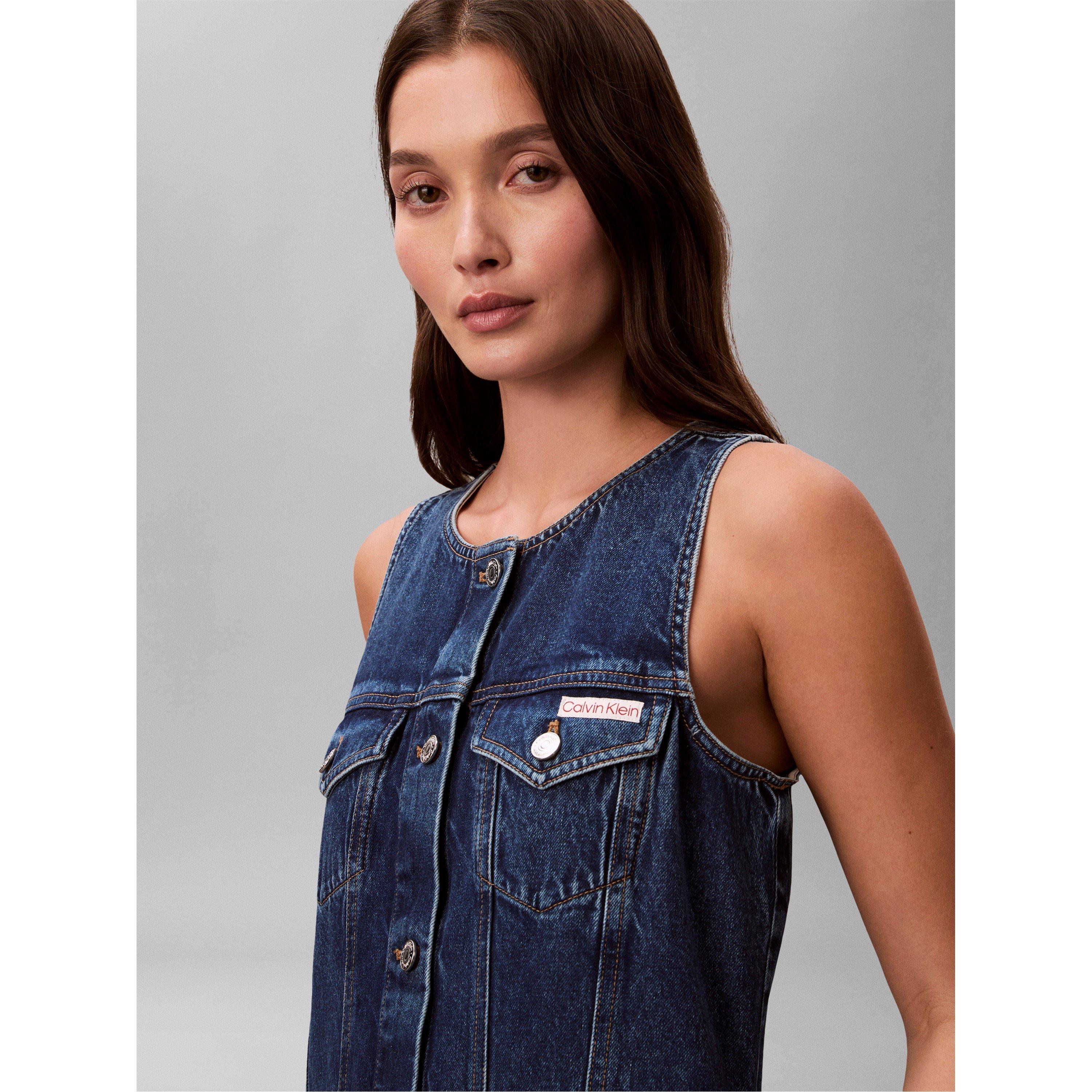 Madden Blue - Calvin Klein Jeans - CKJ Denim Dress Ld63 - 4
