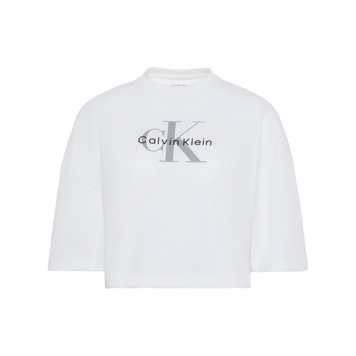 Bright White - Calvin Klein Jeans - Women's Oversized T-Shirt - 2