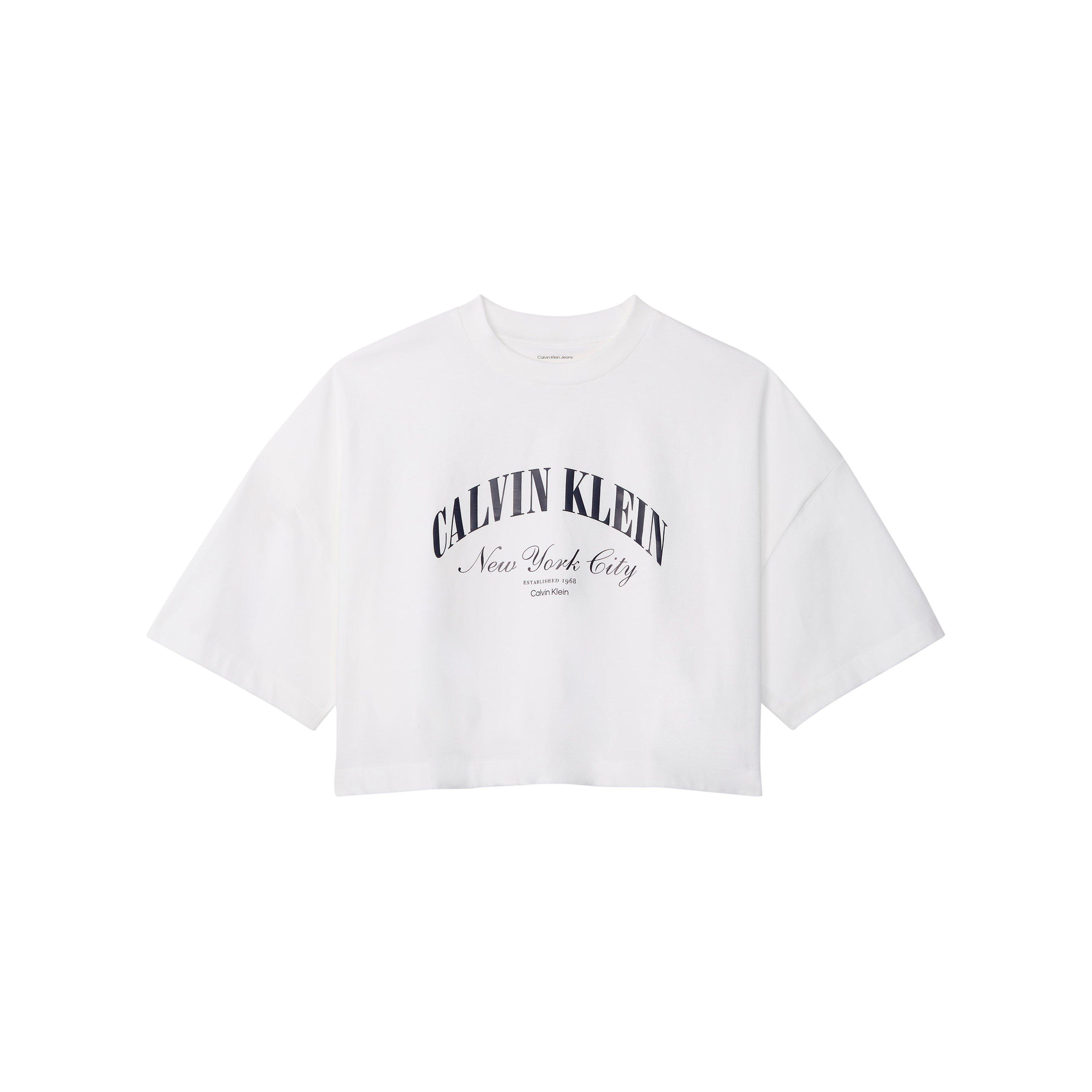 Calvin Klein Jeans Women's Oversized T-Shirt - Bright White - 12 (M)