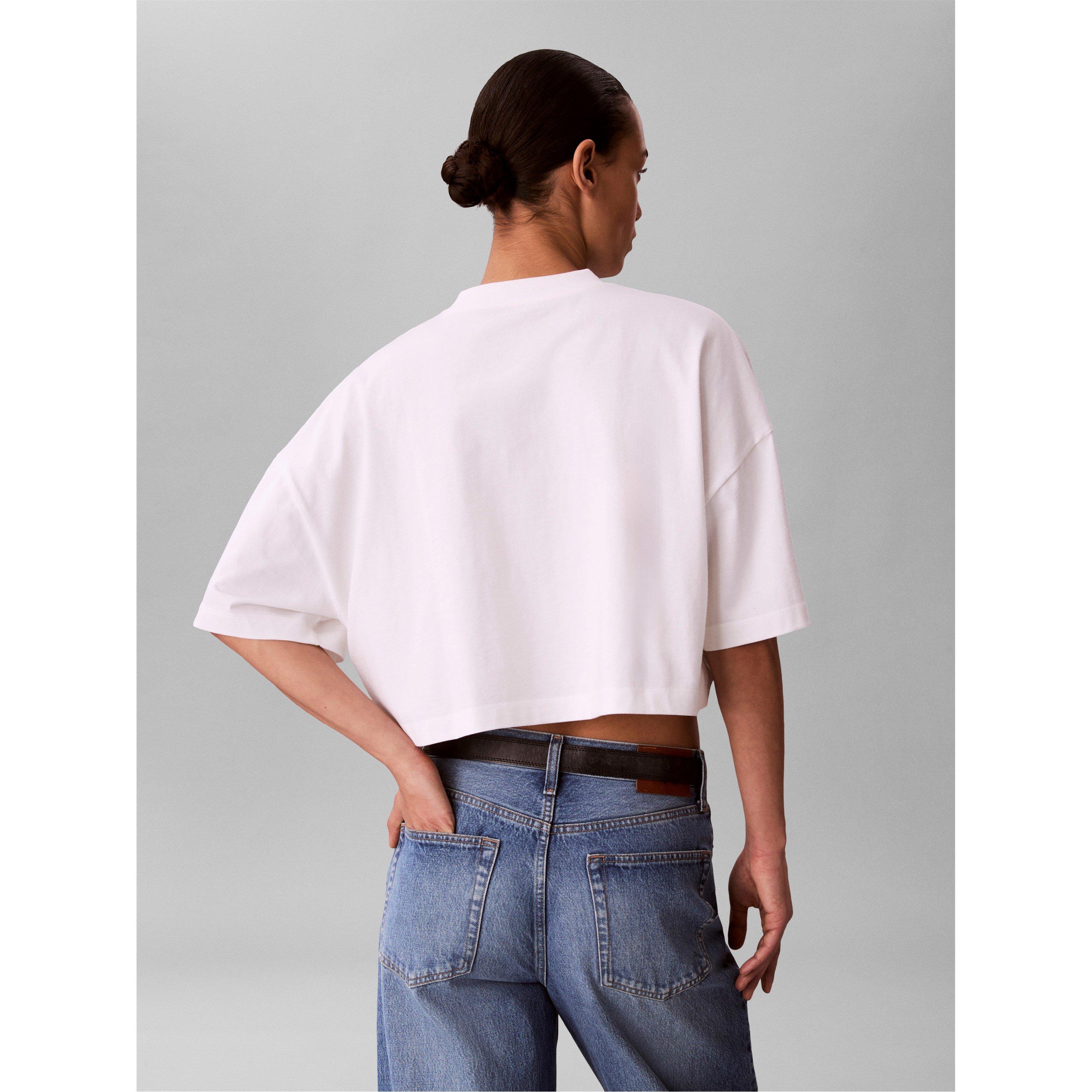 Bright White - Calvin Klein Jeans - CKJ Crp Boxy H T Ld62 - 5