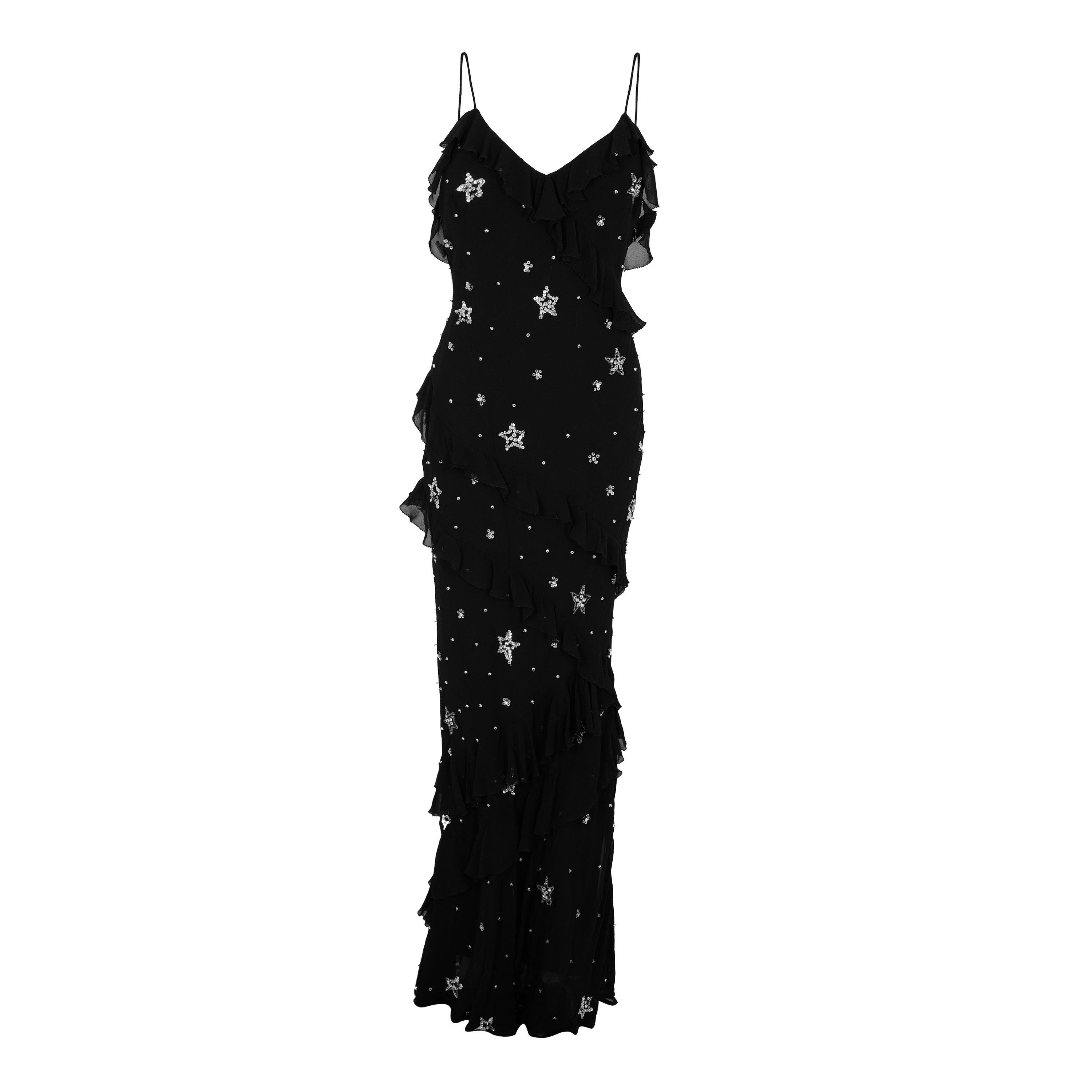 Loveshackfancy Women's Rialto Ball Gown - Black - M (6)