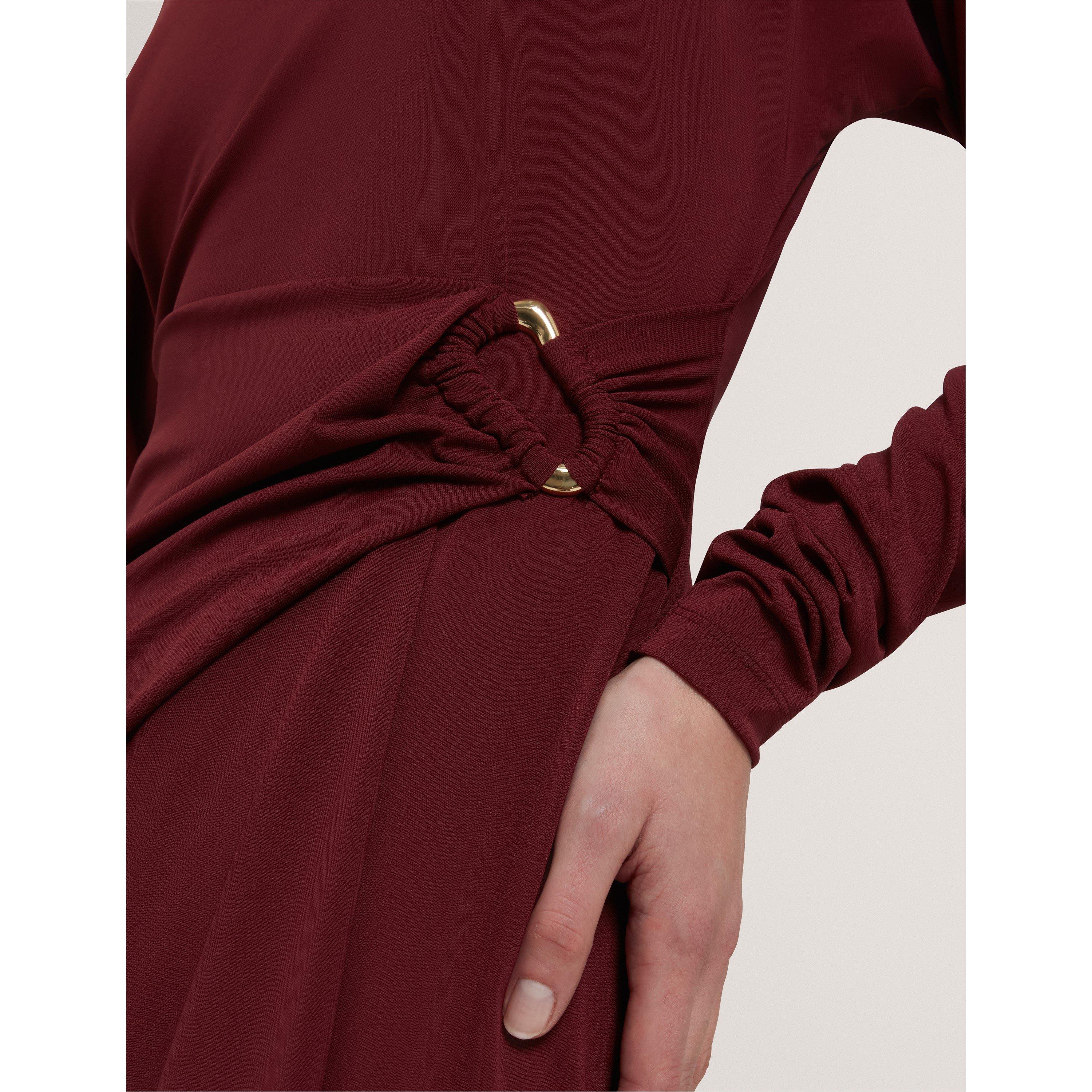 Oxblood - Ted Baker - Ted Wrap Mini Dress Ld61 - 4