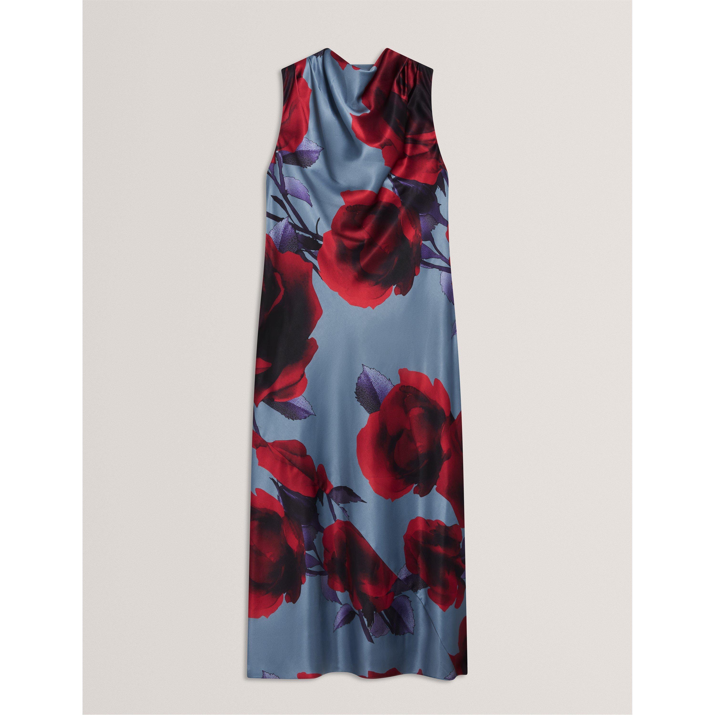 Lt-Blauw - Ted Baker - Women's Print Tea Dress - 1