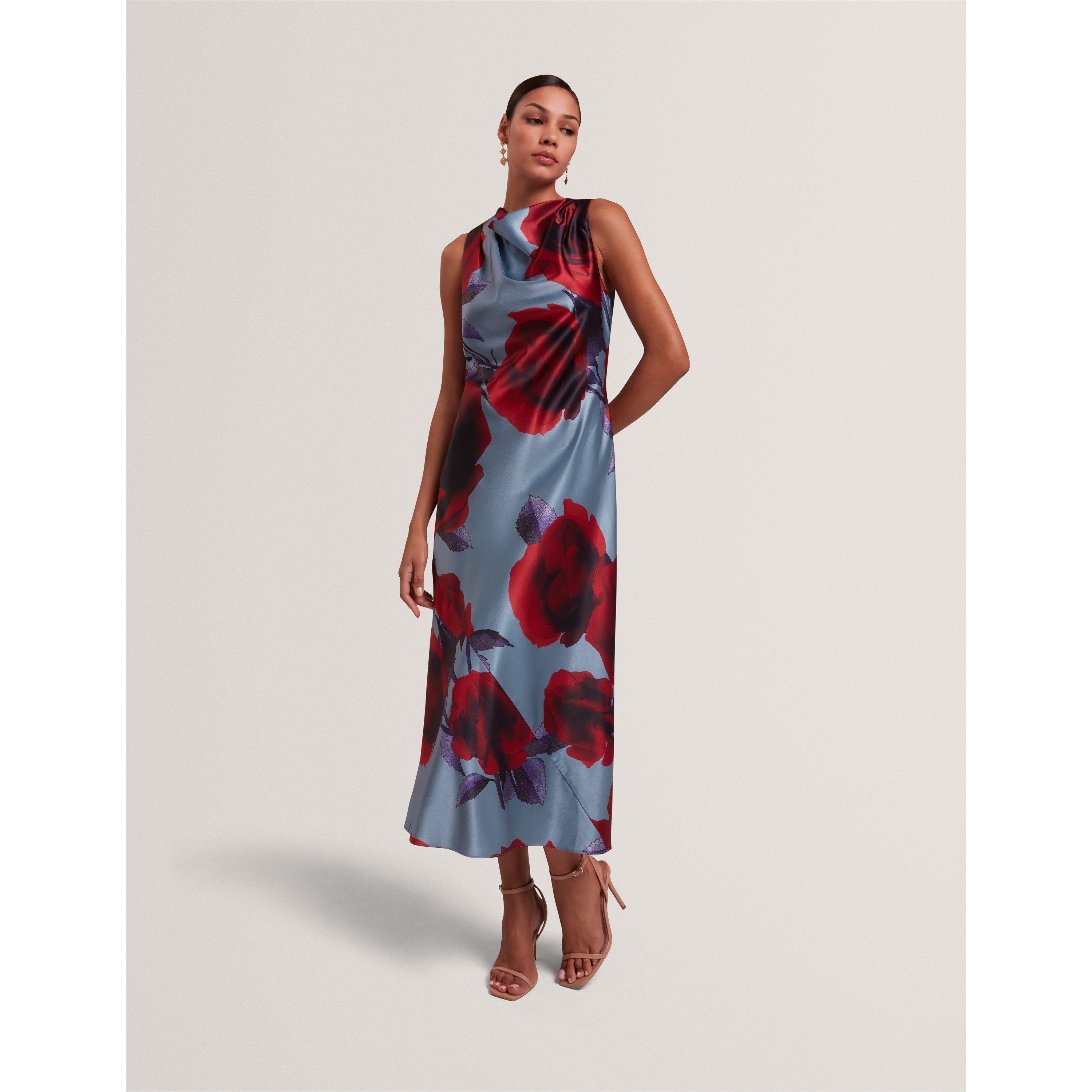 Lt-Blue - Ted Baker - Ted Sless Print Dres Ld61 - 2
