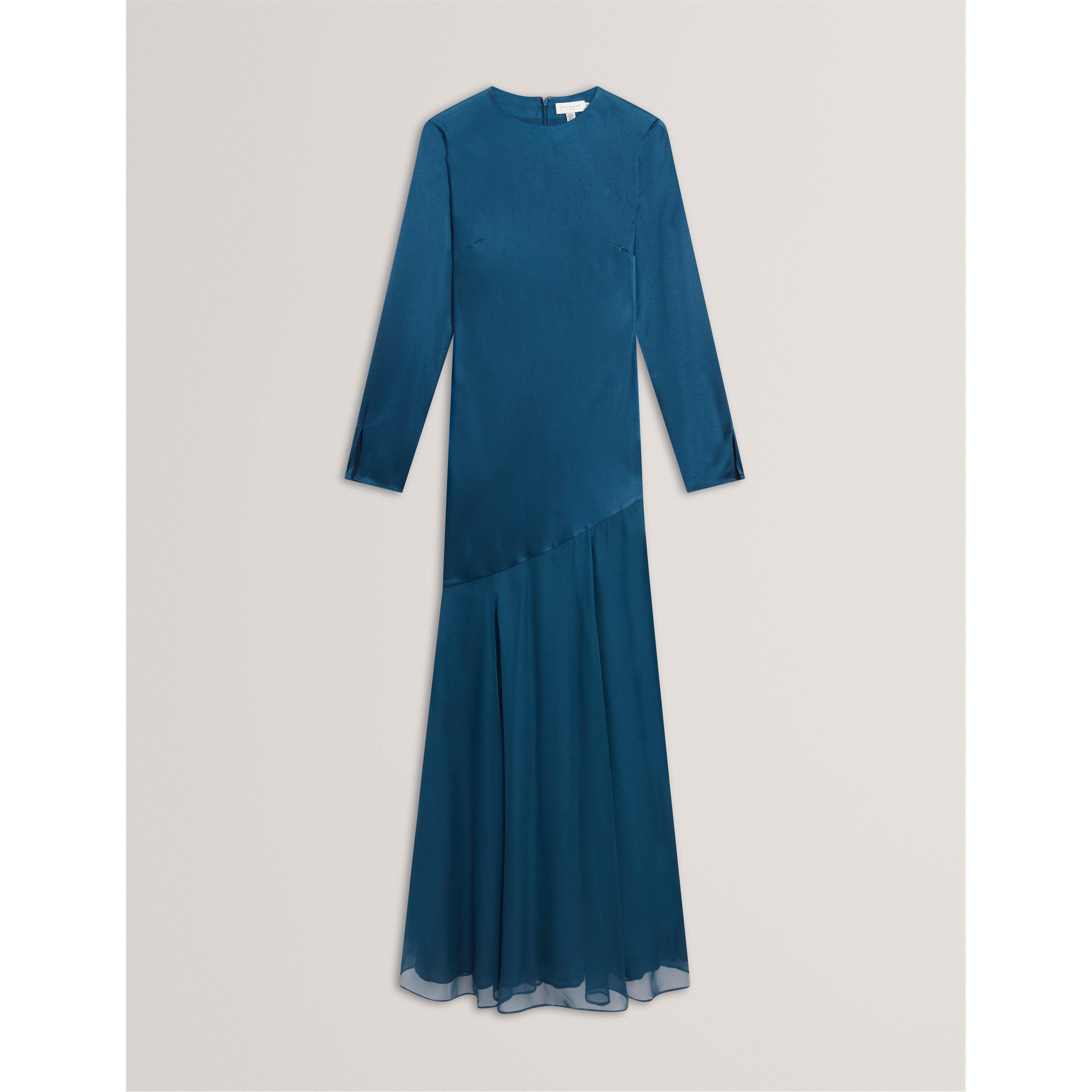 Ted Baker Women's Long Sleeve Maxi Dress - Dk-Blue - 14 (L)