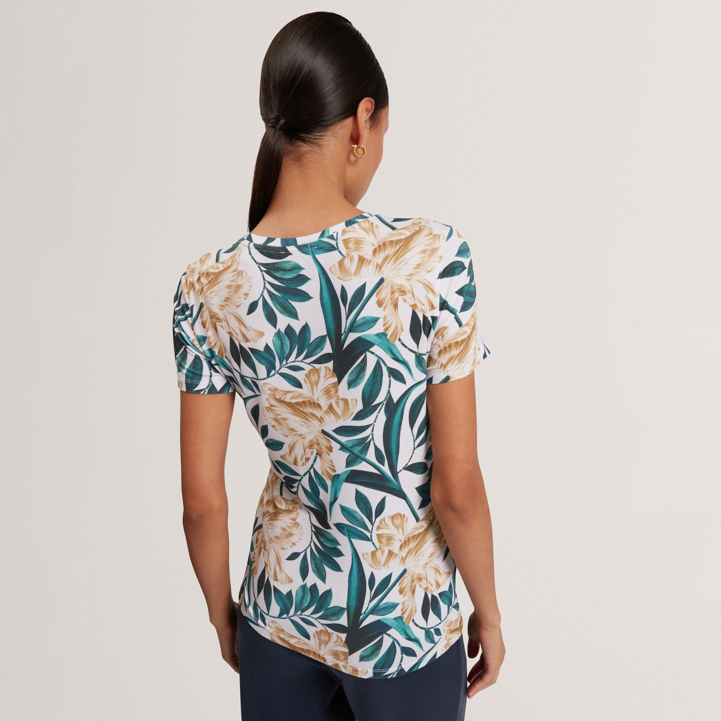 Crema - Ted Baker - Ted Printed T Shirt Ld61 - 3