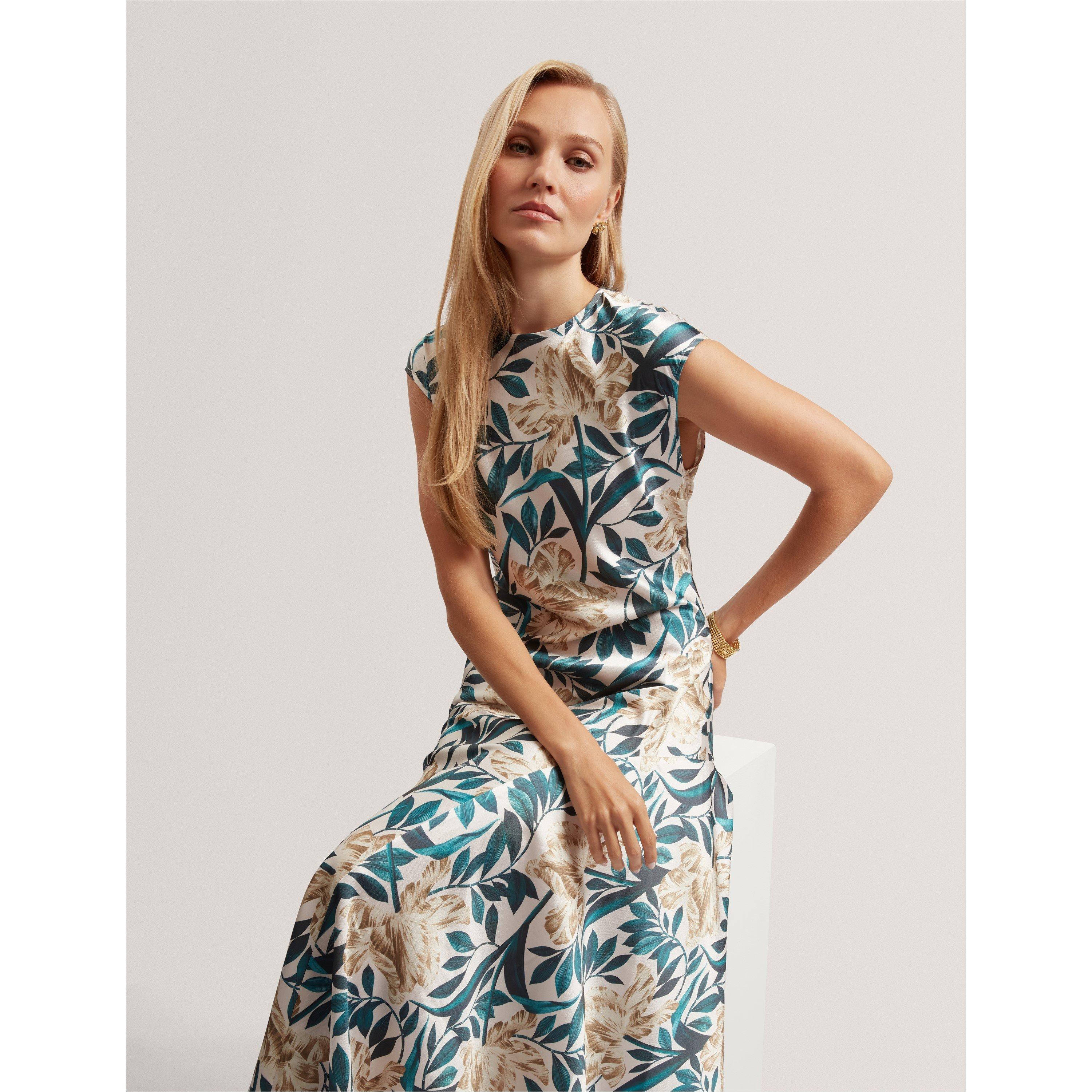 Cream - Ted Baker - Ted Print Sless Dres Ld61 - 5